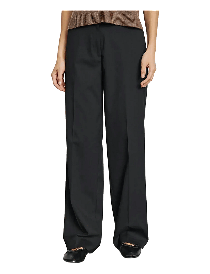 Bruun & Stengade - BS Vilde Suit Pants - kostymbyxor - black - 3