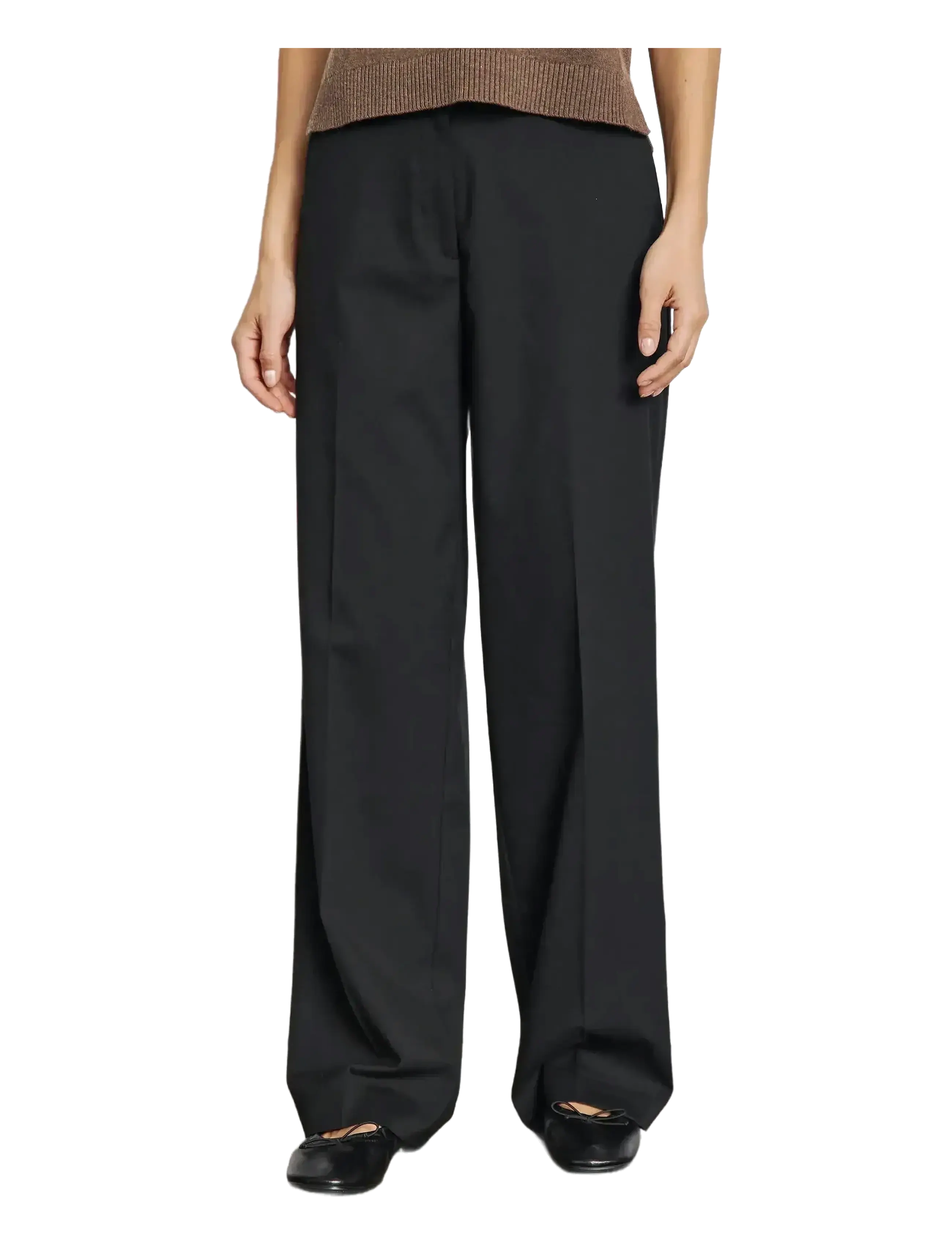 Bruun & Stengade - BS Vilde Suit Pants - bukser med lige ben - black - 3