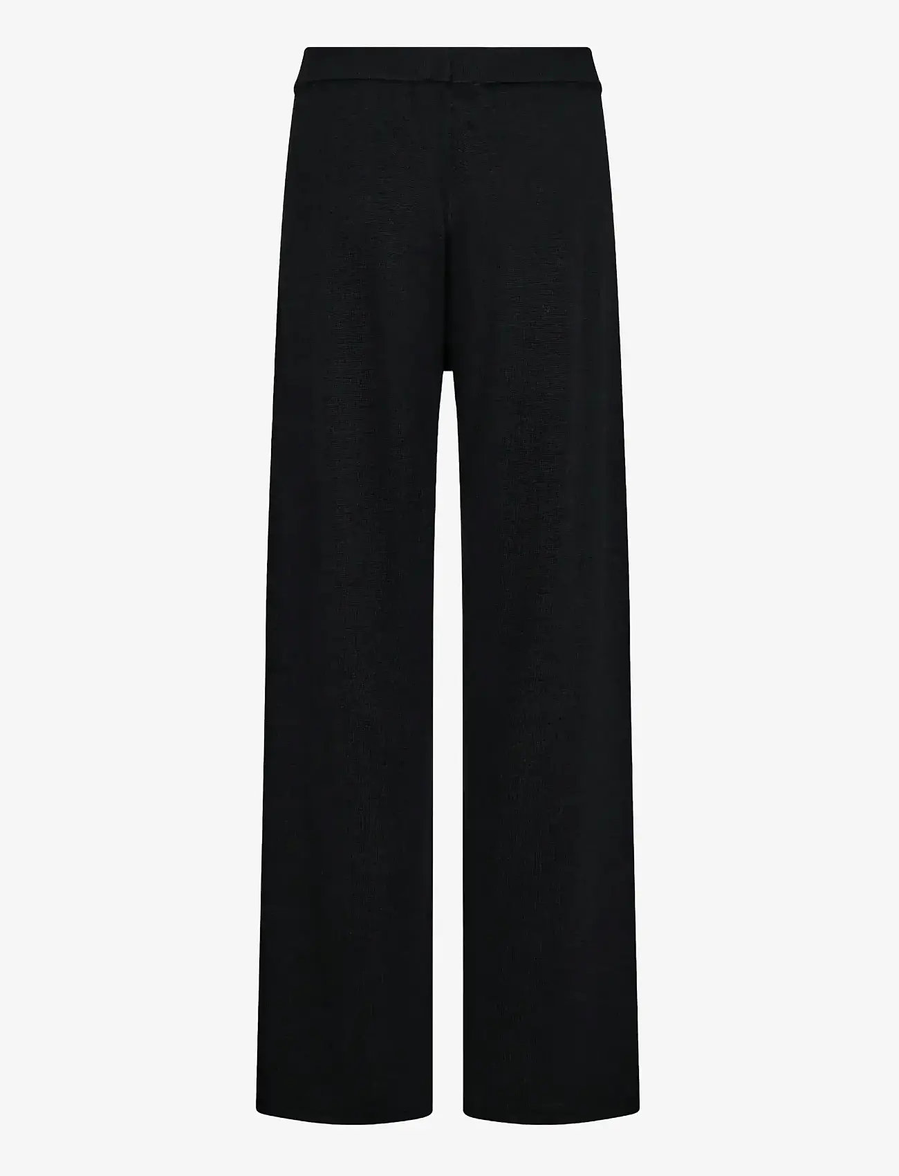 Bruun & Stengade - BS Ine Pants - raka byxor - black - 2