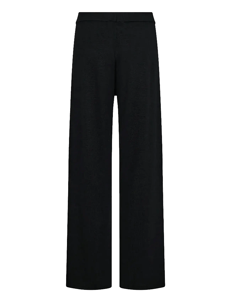 Bruun & Stengade - BS Ine Pants - raka byxor - black - 2