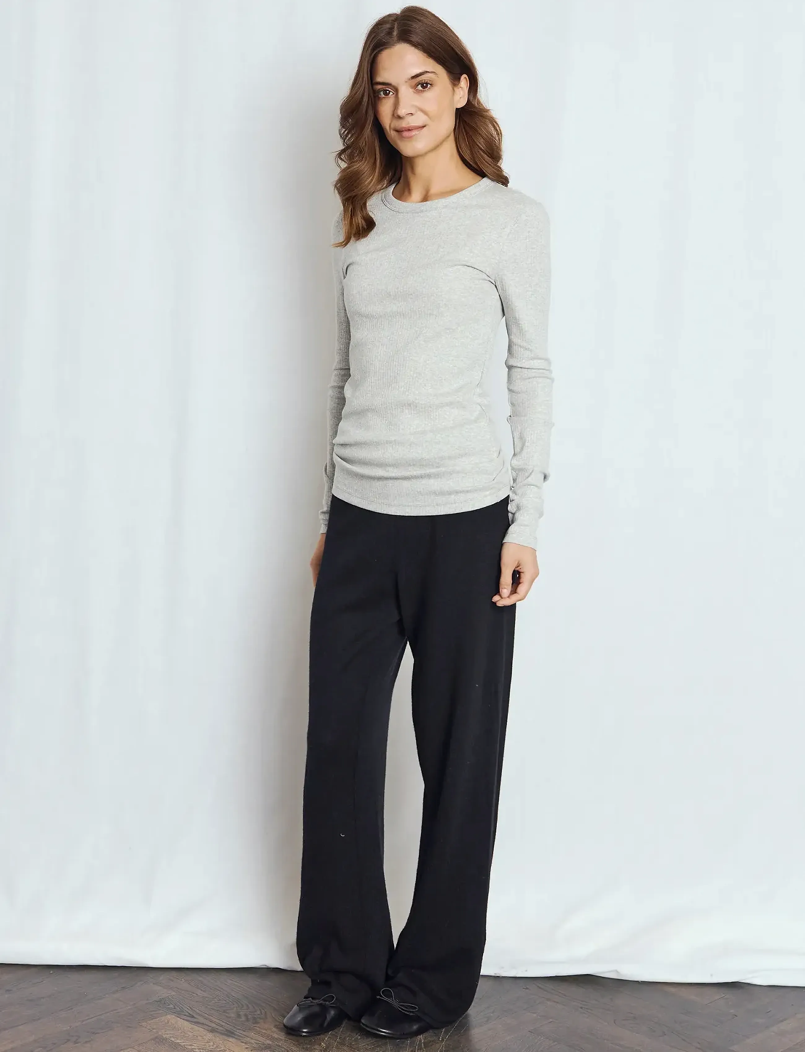 Bruun & Stengade Bs Ine Pants, XL, Black, Bukser > Lige Ben, Dame