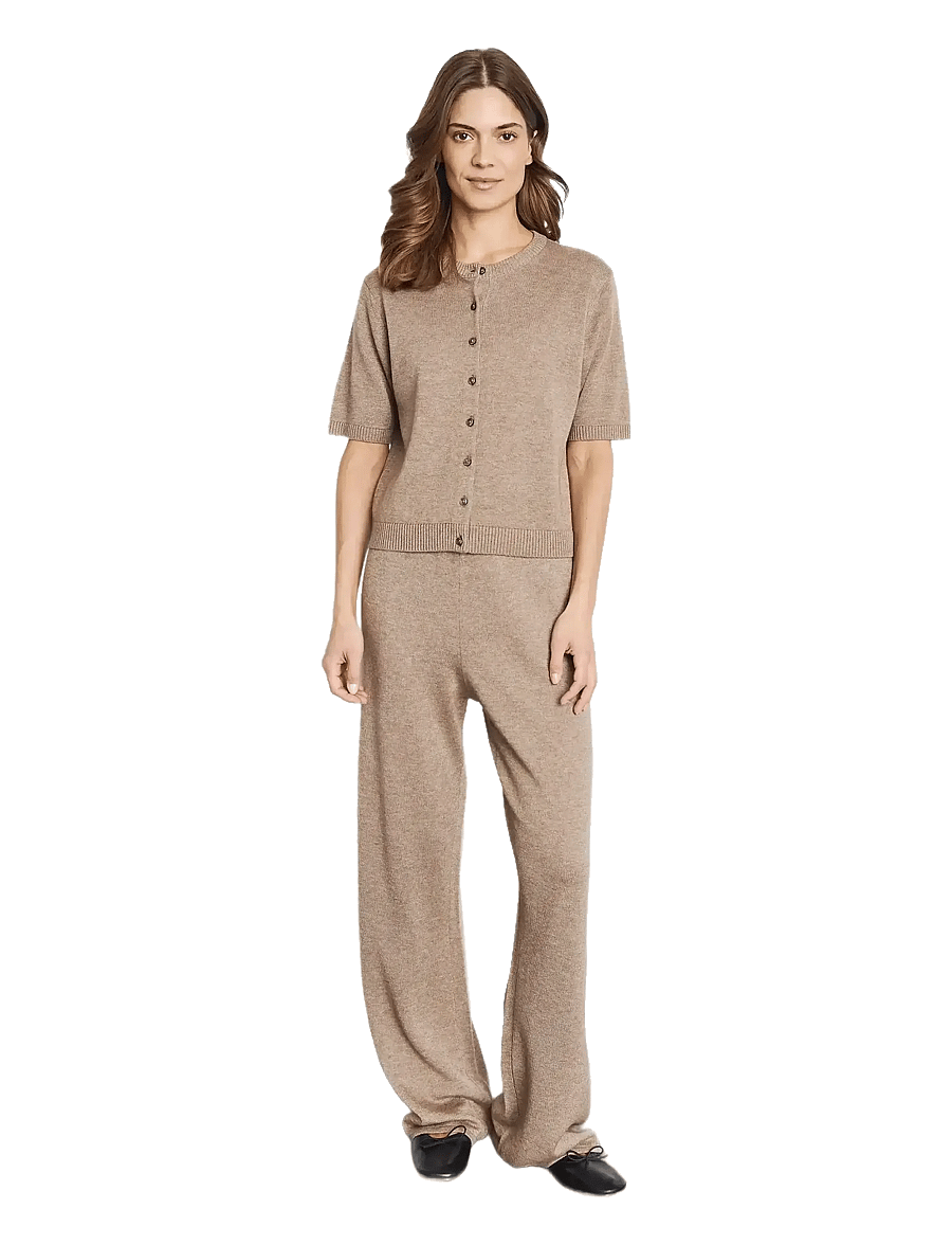 Bruun & Stengade - BS Ine Pants - hose mit geradem bein - brown - 3