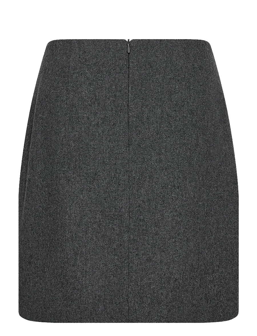 Bruun & Stengade - BS Hafa Skirt - kokerrokken - dark grey - 2