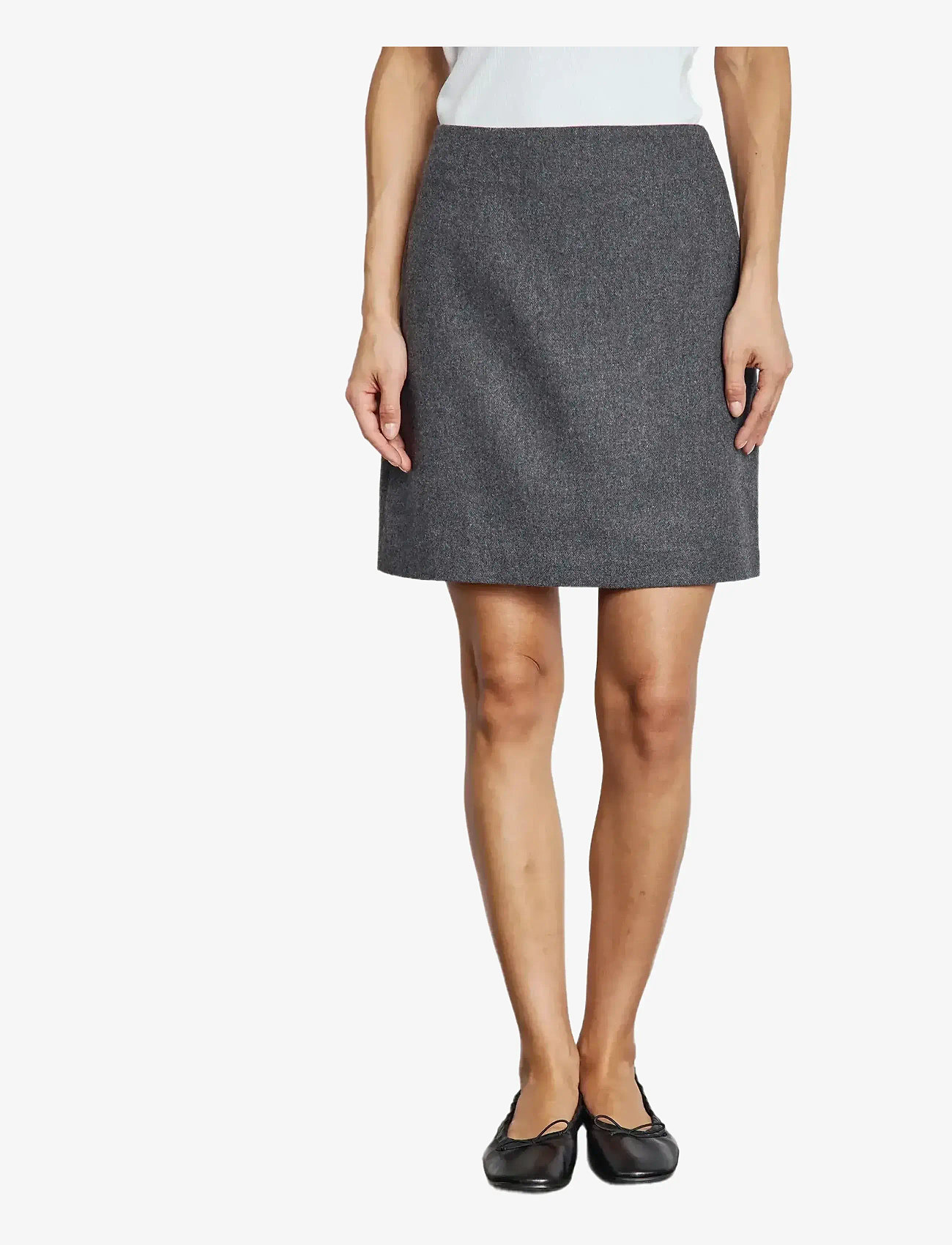 Bruun & Stengade - BS Hafa Skirt - pennkjolar - dark grey - 3