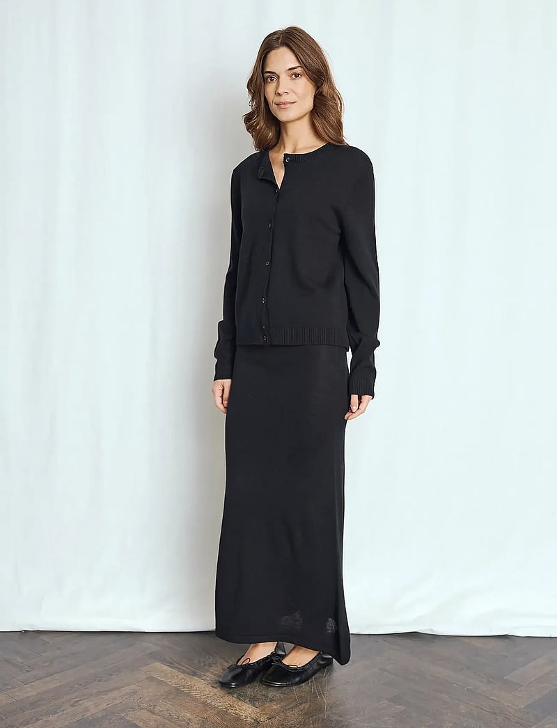 Bruun & Stengade - BS Geneva Skirt - strikkede nederdele - black - 0