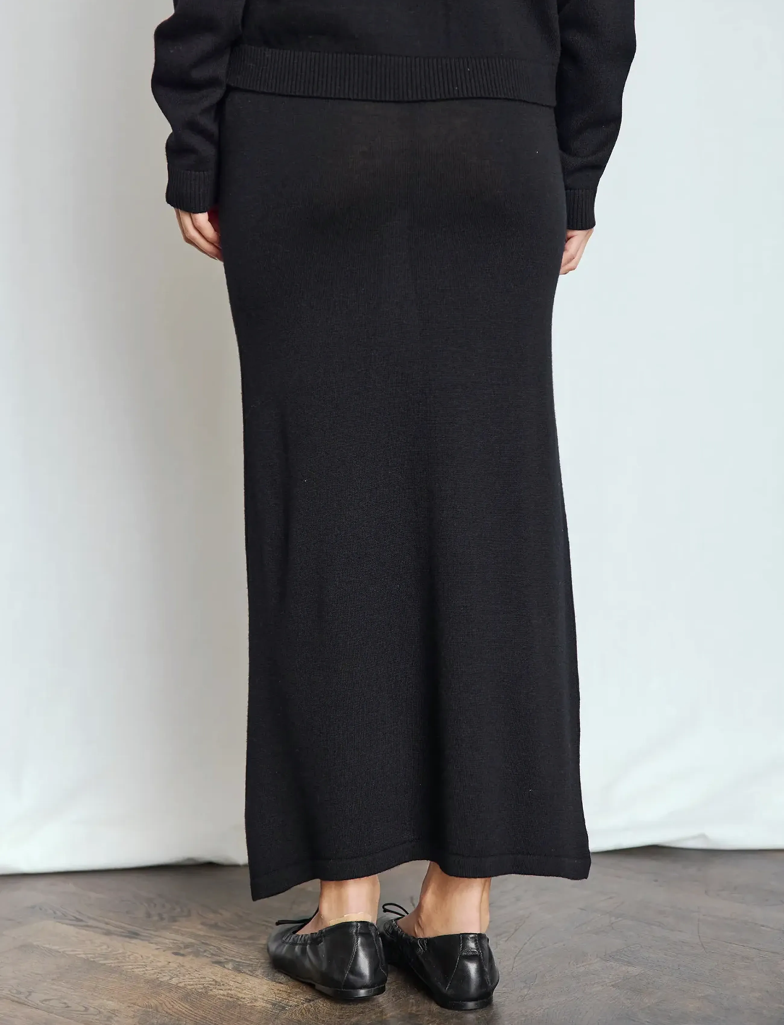 Bruun & Stengade - BS Geneva Skirt - strickröcke - black - 4