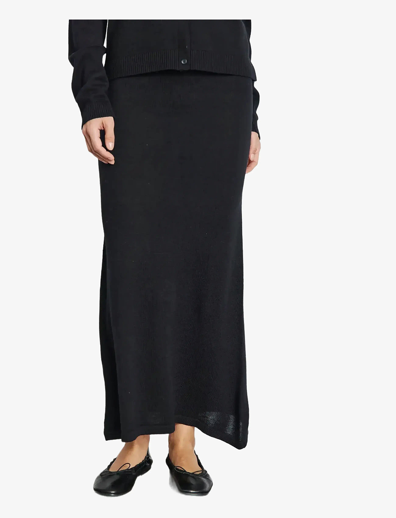 Bruun & Stengade - BS Geneva Skirt - strikkede nederdele - black - 3