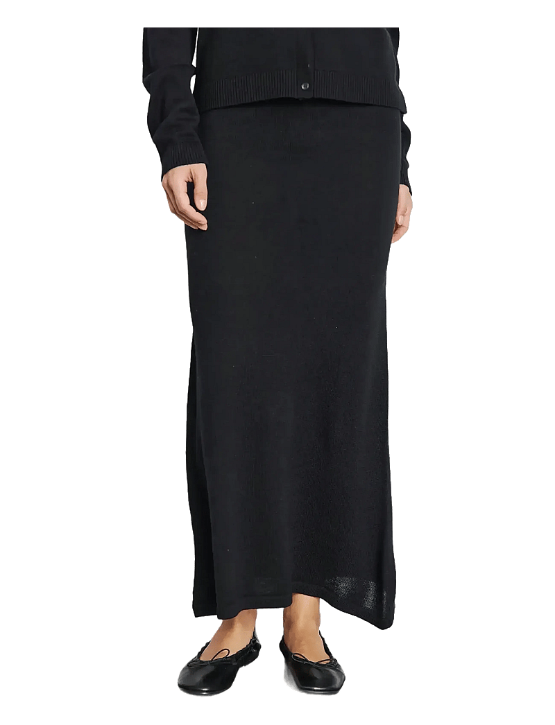 Bruun & Stengade - BS Geneva Skirt - strikkede nederdele - black - 3