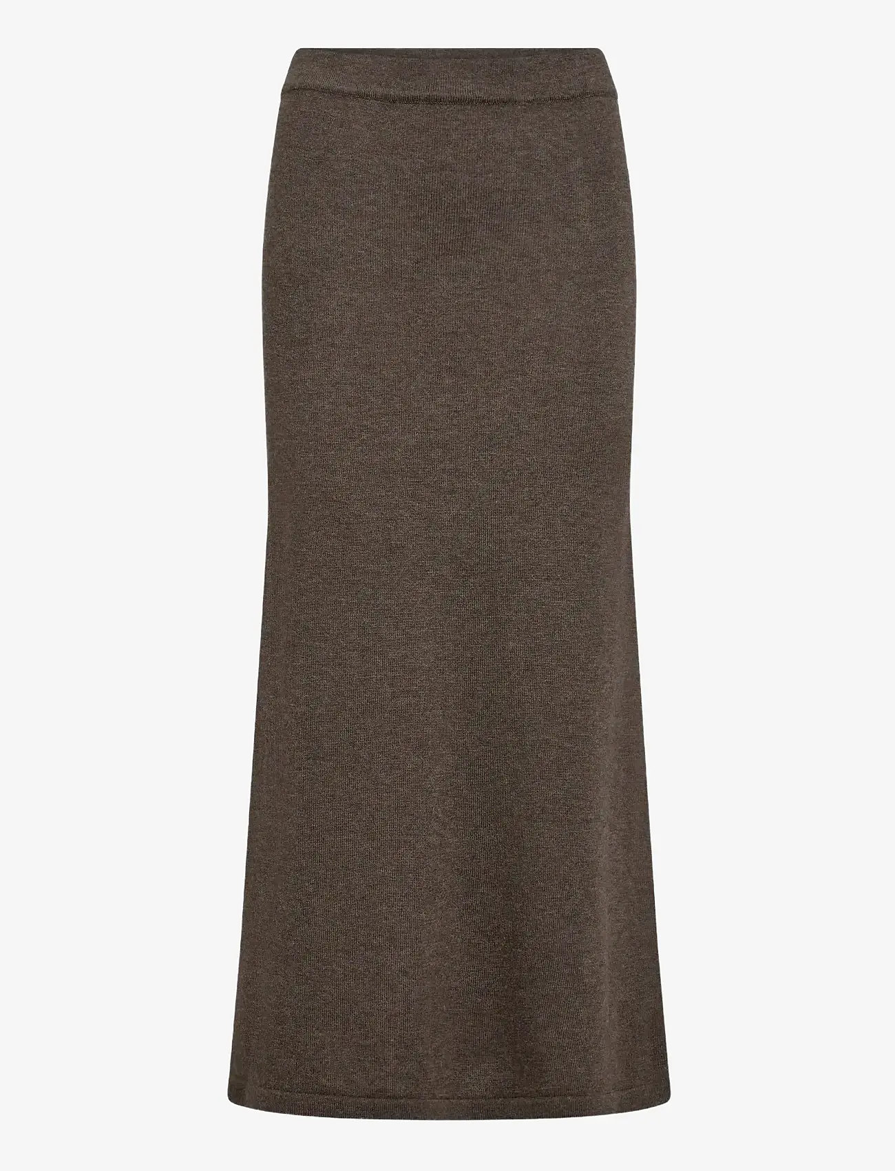Bruun & Stengade - BS Geneva Skirt - knitted skirts - dark brown - 1