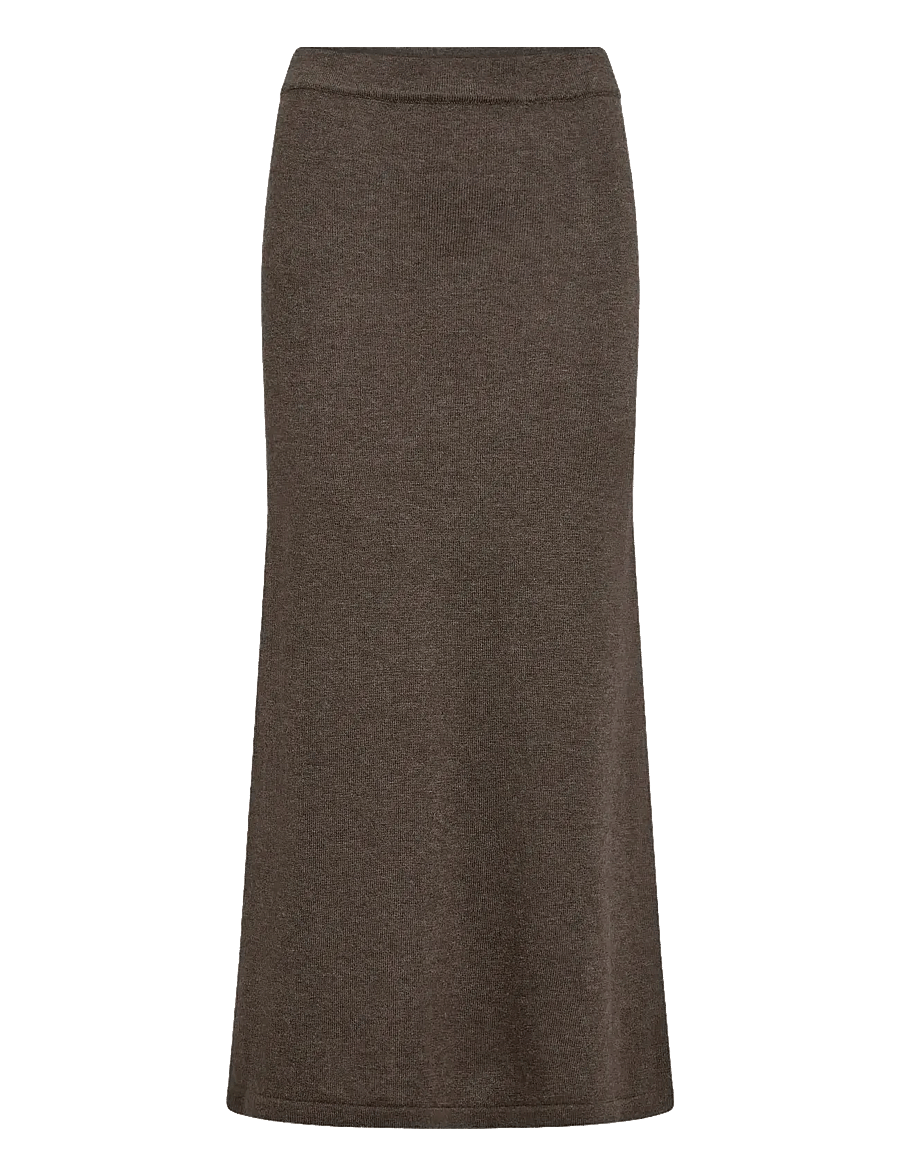 Bruun & Stengade - BS Geneva Skirt - stickade kjolar - dark brown - 1