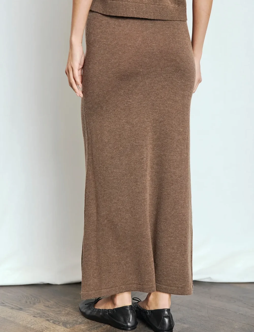 Bruun & Stengade - BS Geneva Skirt - strikkede nederdele - dark brown - 4