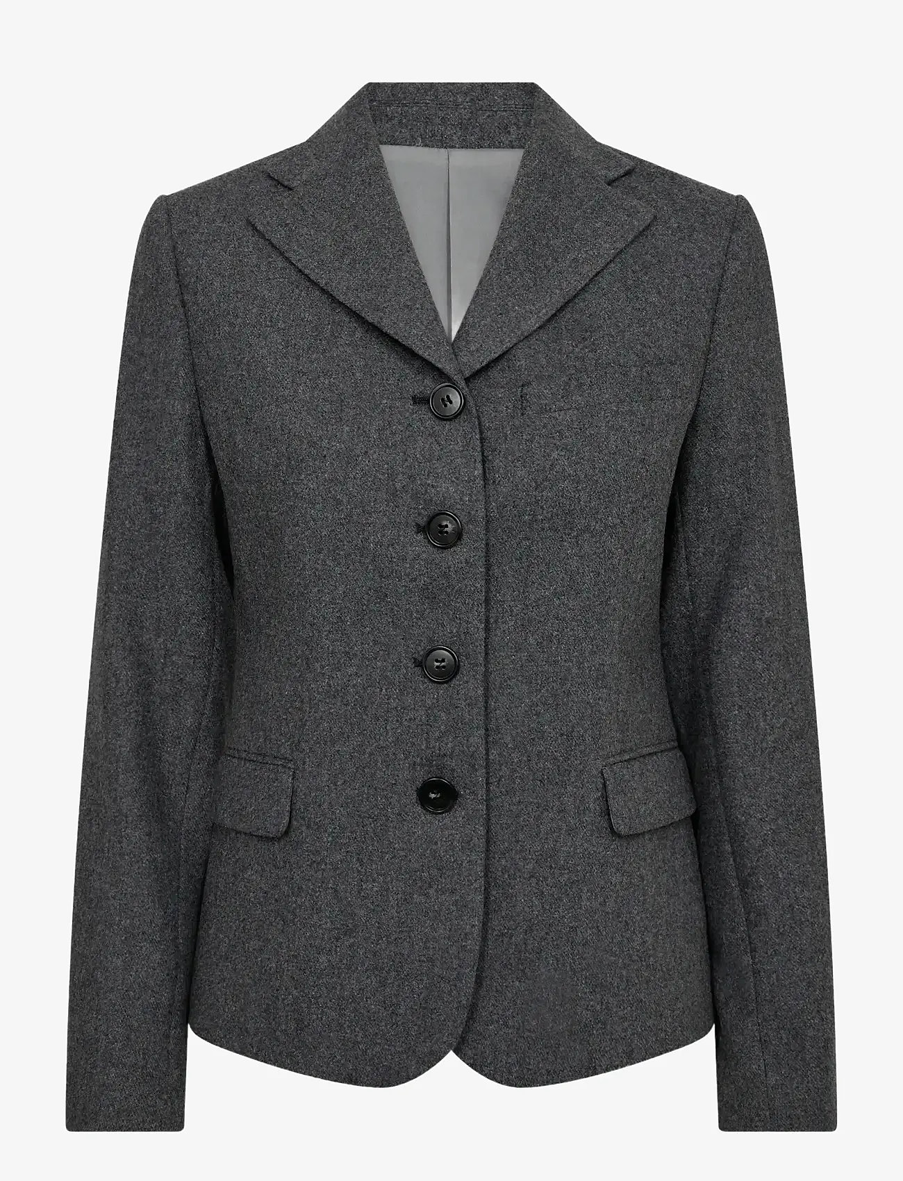 Bruun & Stengade - BS Maria Slim Fit Blazer - einreihige blazer - dark grey - 1