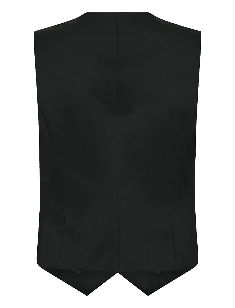 Bruun & Stengade - BS Una Slim Fit Vest - kostymvästar - black - 2