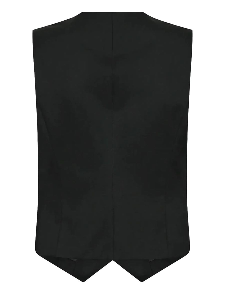 Bruun & Stengade - BS Una Slim Fit Vest - Ülikonna vestid - black - 2