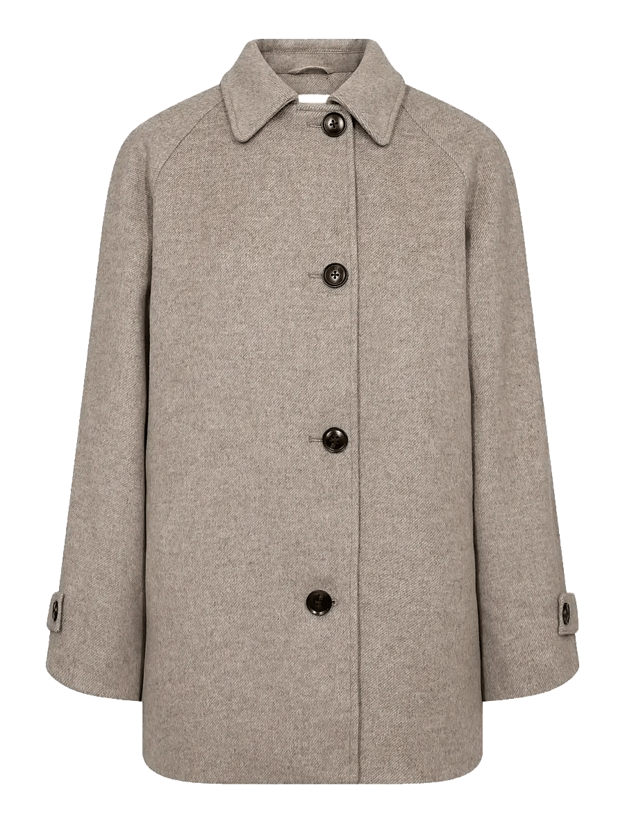 Bruun & Stengade - BS Siv Jacket - wolljacken - light brown - 1