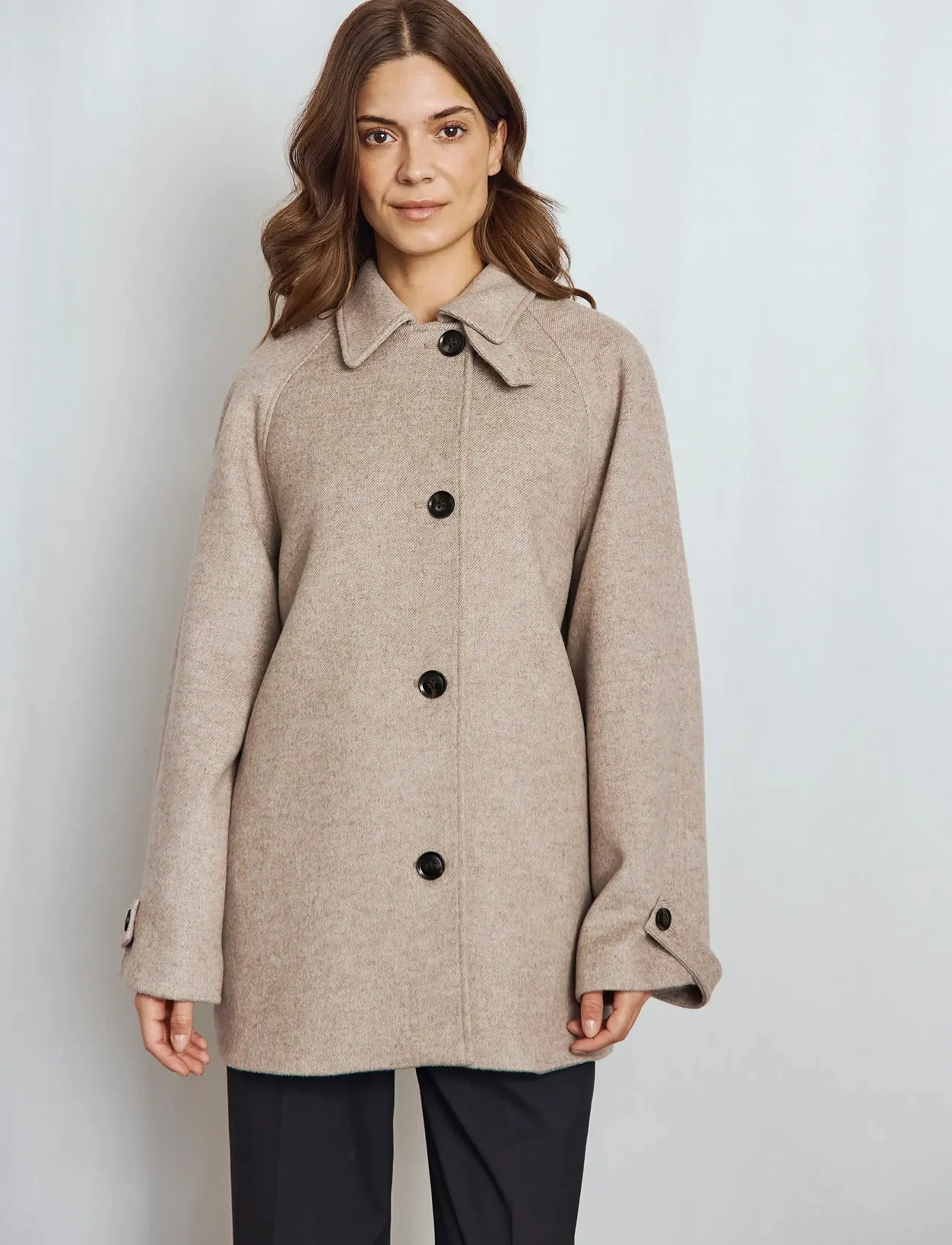 Bruun & Stengade Bs Siv Jacket, Kvinder, Kort Jakke, Brun, Str: 44