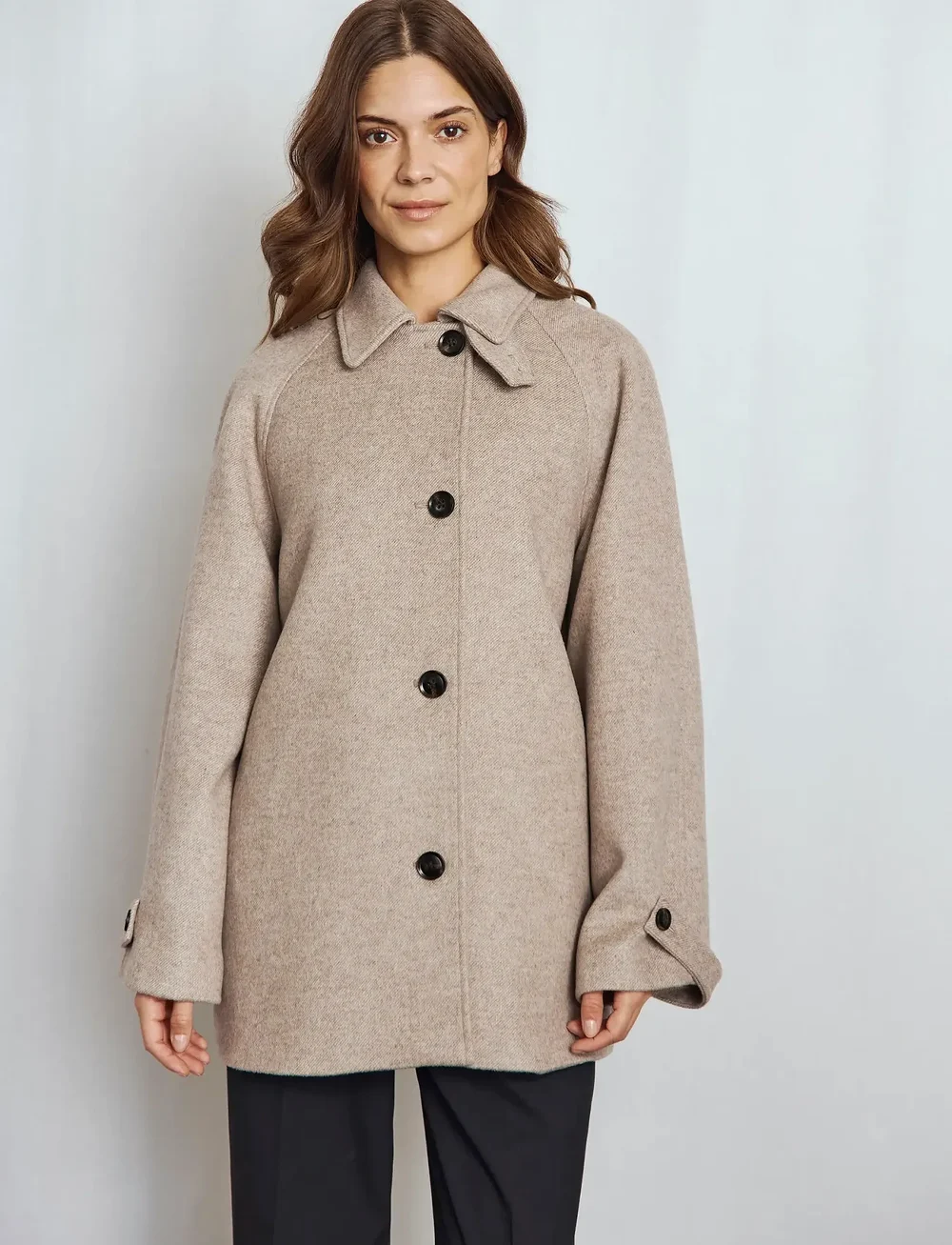 Bruun & Stengade - BS Siv Jacket - ulljakker - light brown - 0