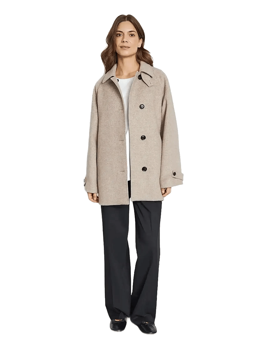 Bruun & Stengade - BS Siv Jacket - wolljacken - light brown - 3