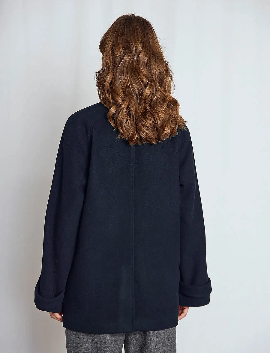 Bruun & Stengade - BS Siv Jacket - wolljacken - navy - 3