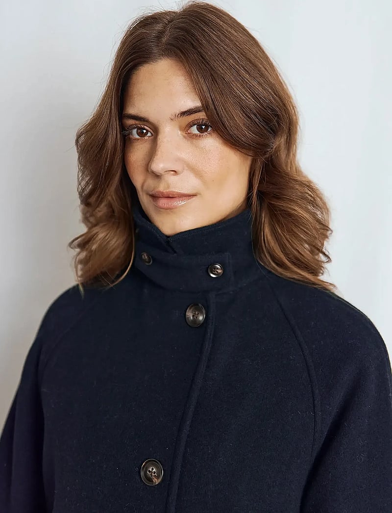 Bruun & Stengade - BS Siv Jacket - uldjakker - navy - 4