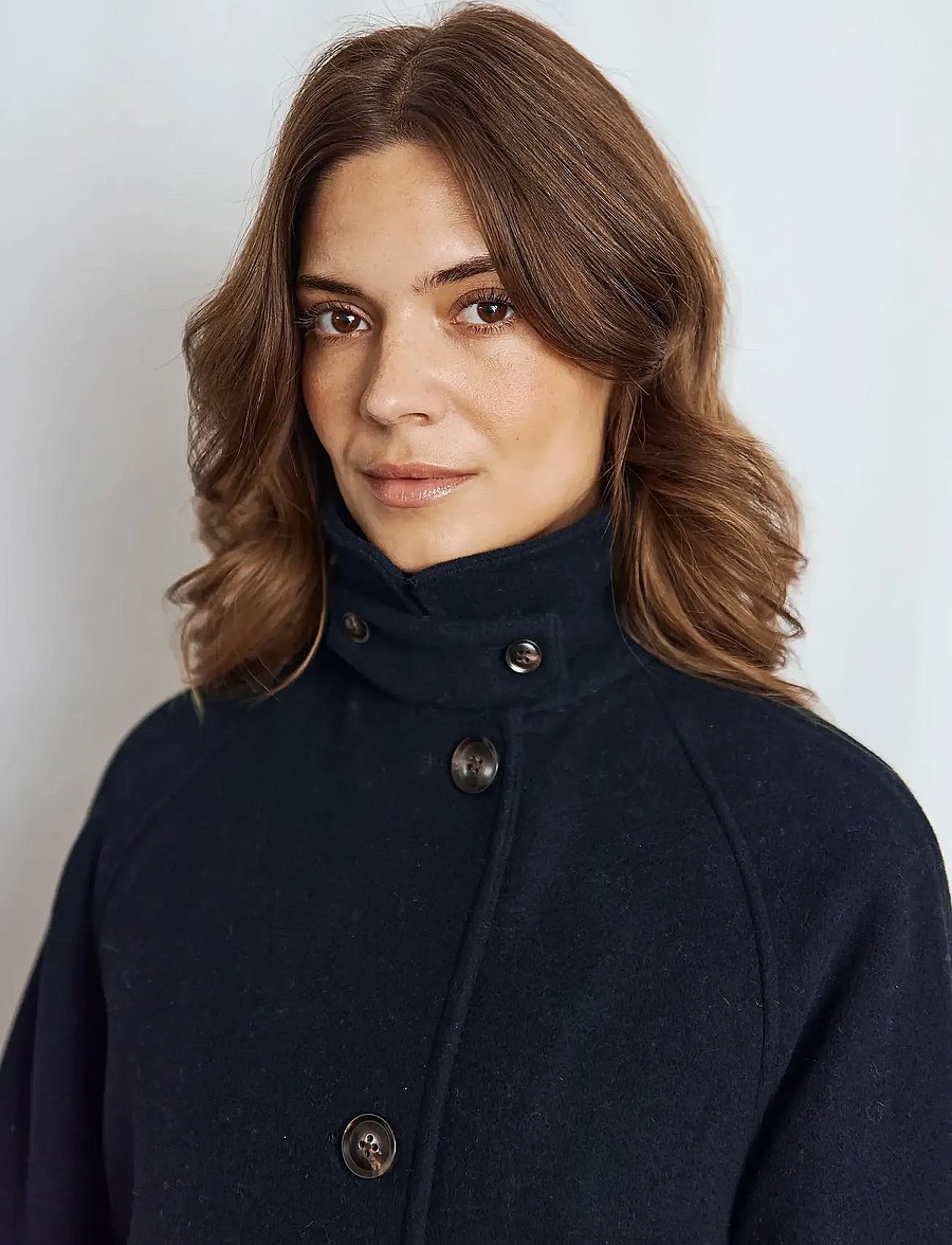Bruun & Stengade - BS Siv Jacket - wolljacken - navy - 4