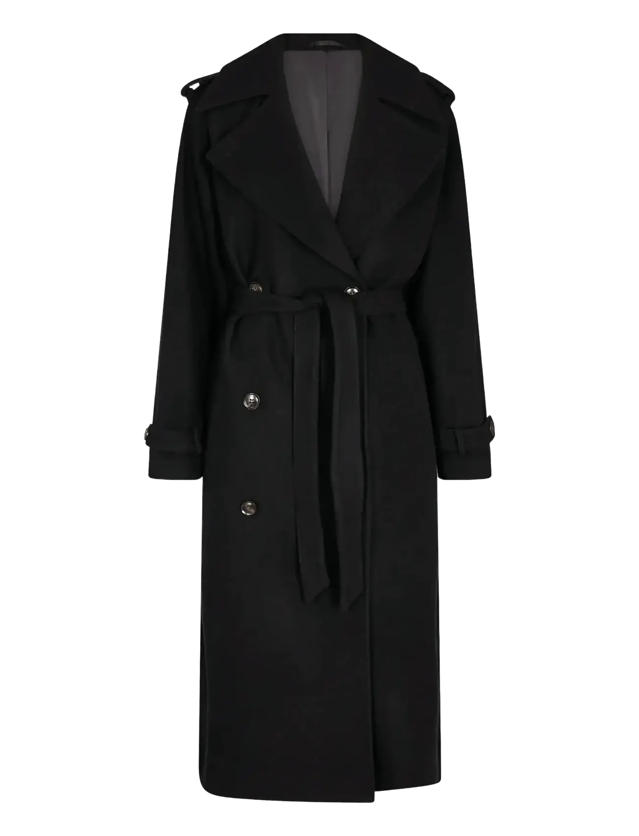 BRUUN & STENGADE Bs Kaylee Mantel Schwarz - 38 - Damen