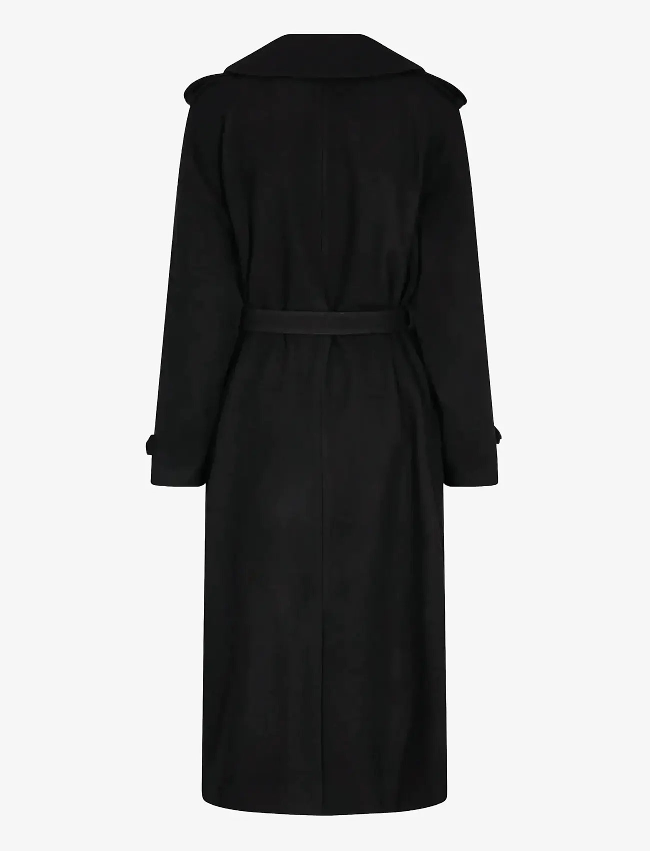 Bruun & Stengade - BS Kaylee Coat - villased mantlid - black - 3