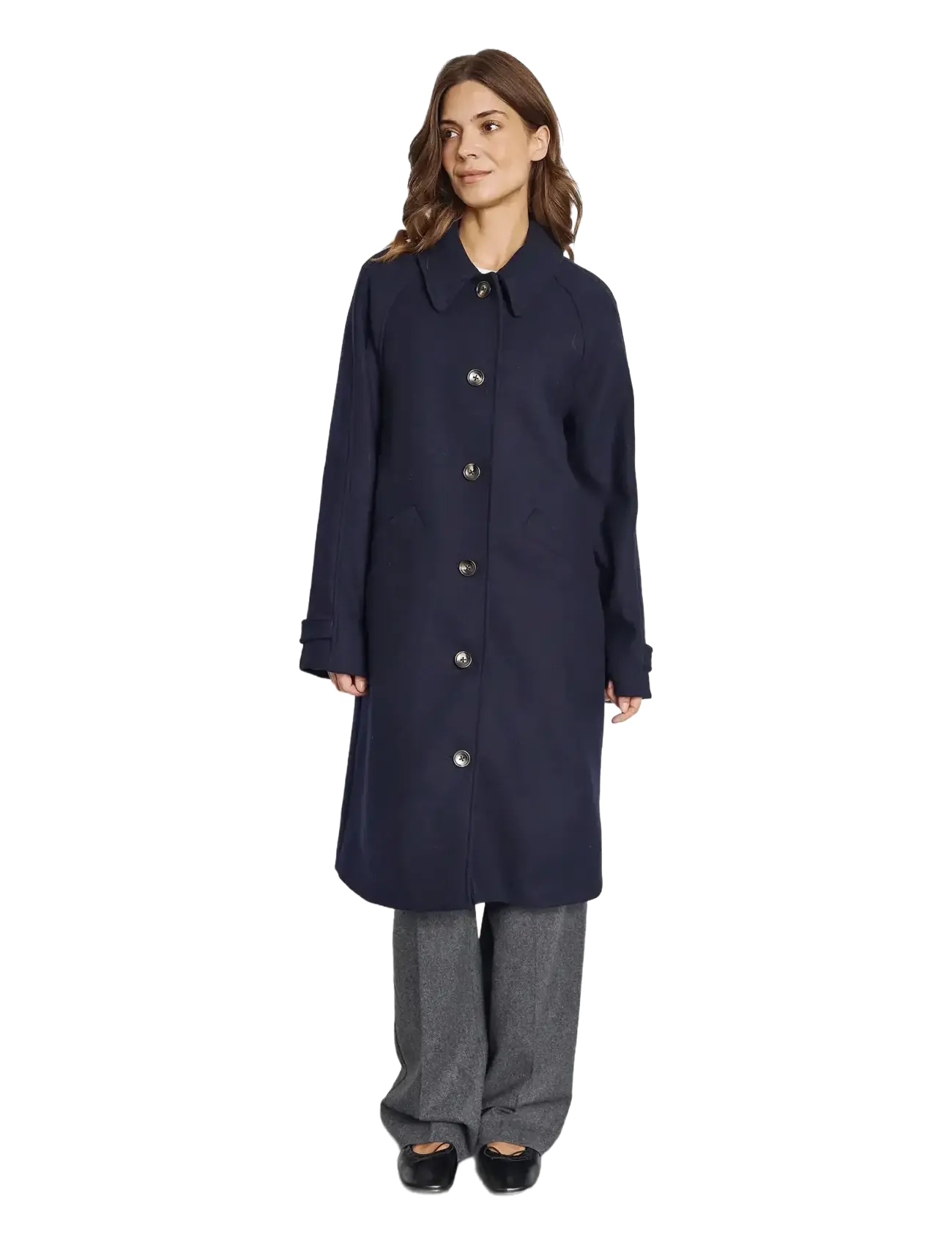 Bruun & Stengade - BS Ylva Coat - uldfrakker - navy - 3