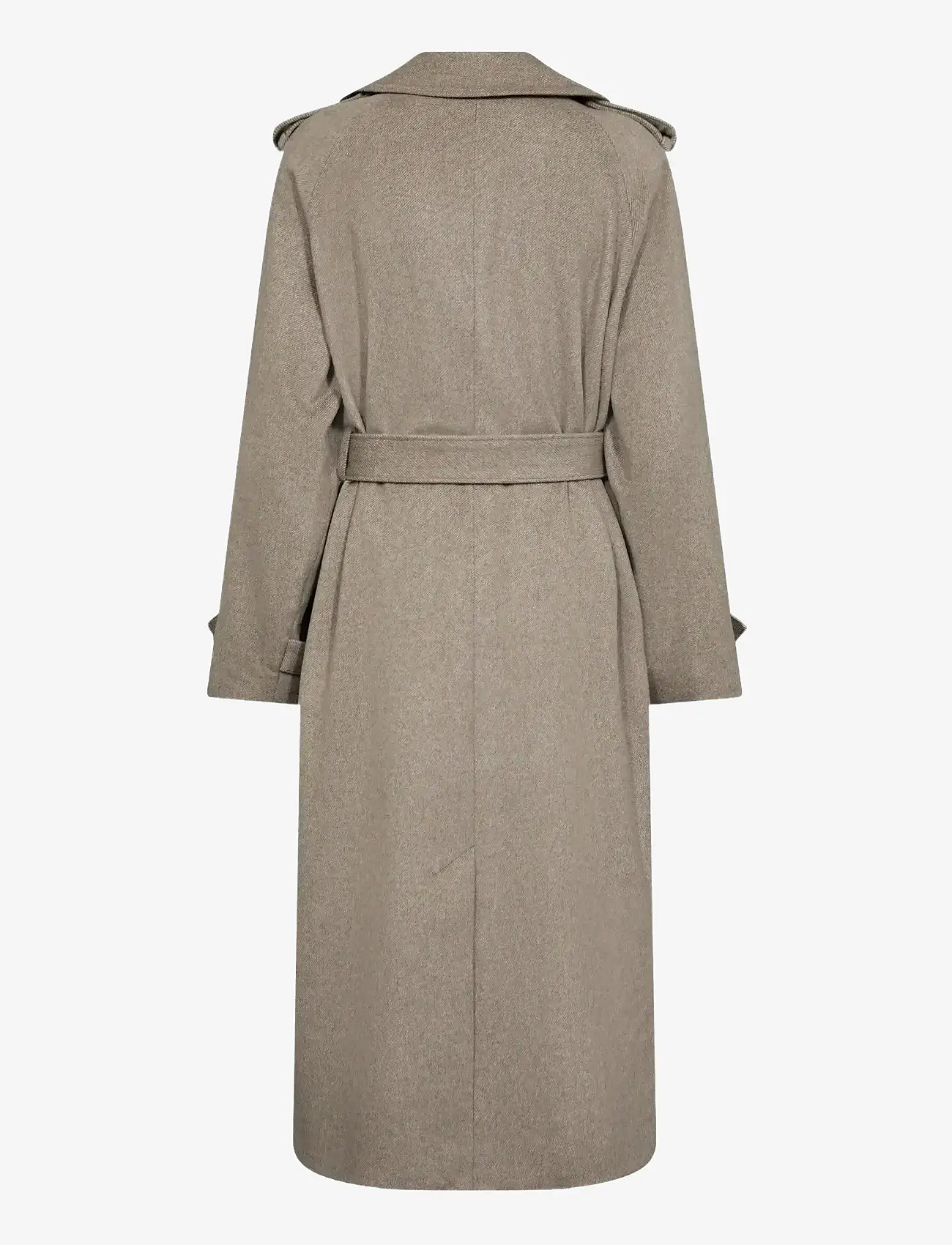 Bruun & Stengade - BS Kaylee Coat - ullkappor - light brown - 2