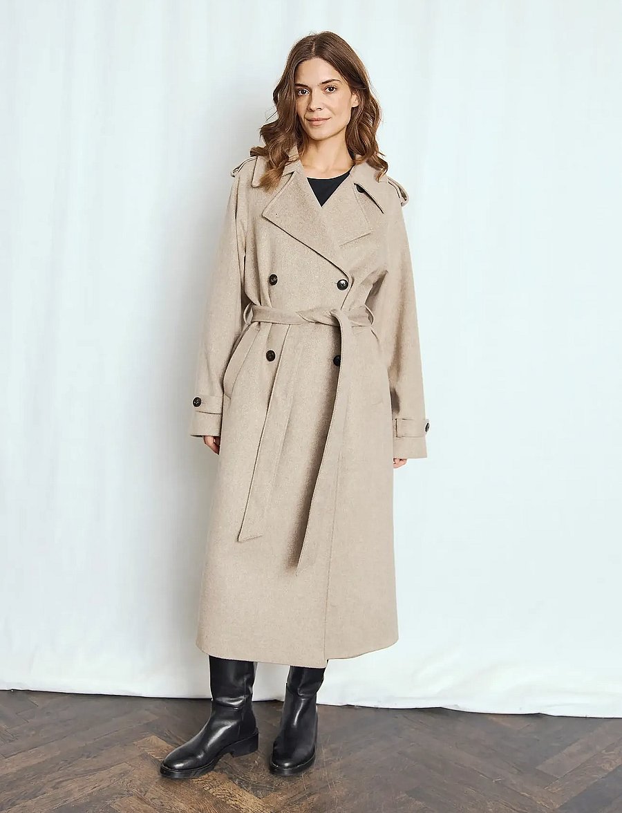 Bruun & Stengade - BS Kaylee Coat - talvitakit - light brown - 4