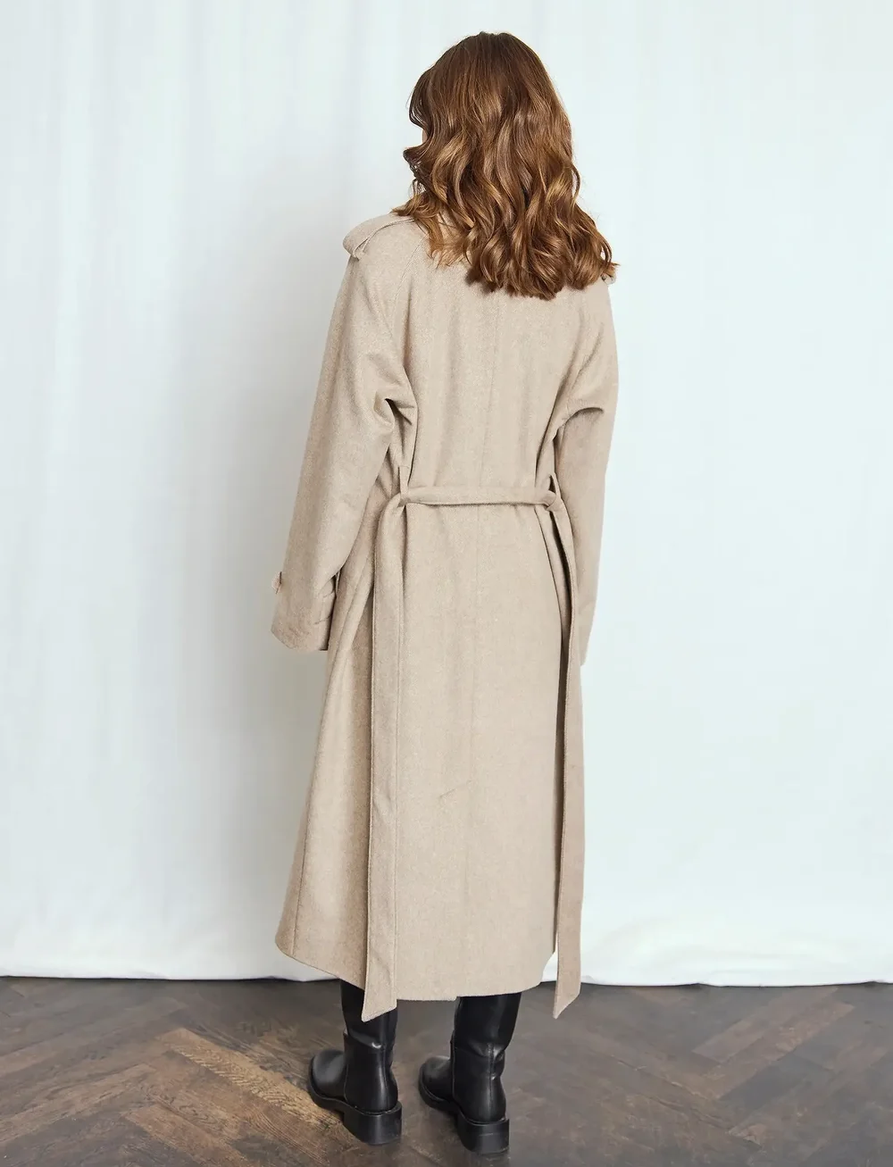 Bruun & Stengade - BS Kaylee Coat - uldfrakker - light brown - 5