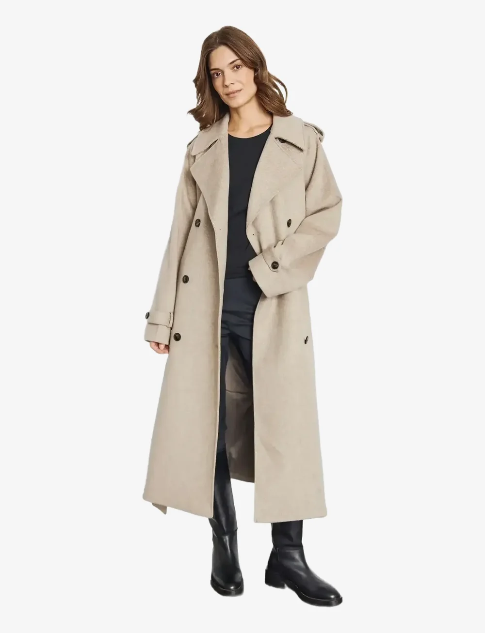 Bruun & Stengade - BS Kaylee Coat - uldfrakker - light brown - 3