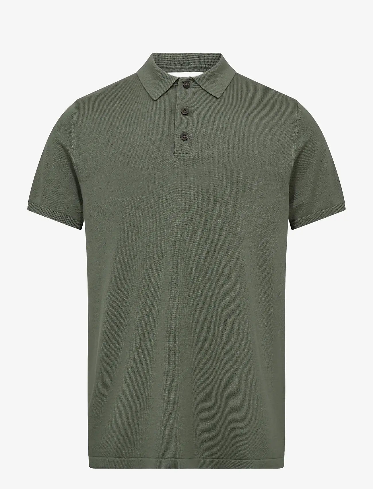 Bruun & Stengade - BS Baldo Regular Fit Polo Shirt - kortærmede poloer - green - 1