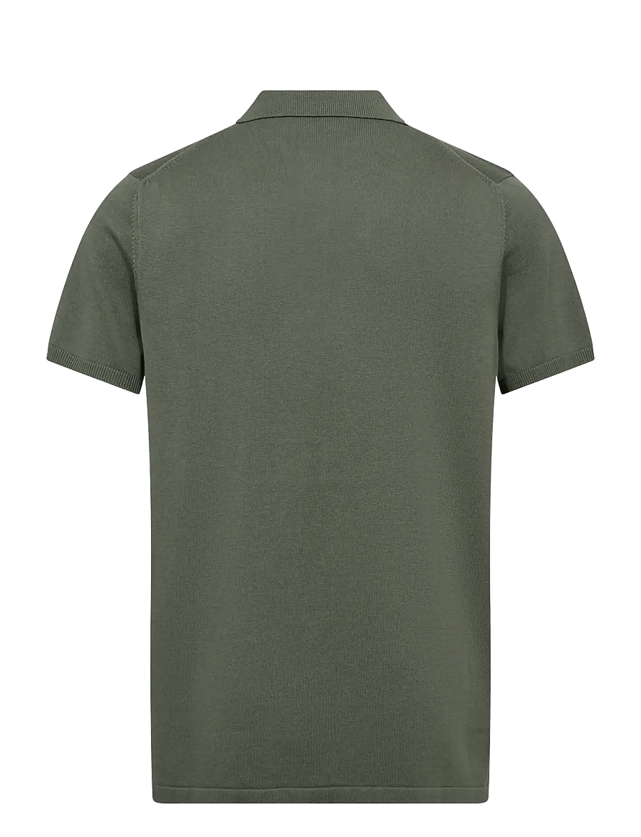 Bruun & Stengade - BS Baldo Regular Fit Polo Shirt - kurzärmelig - green - 2