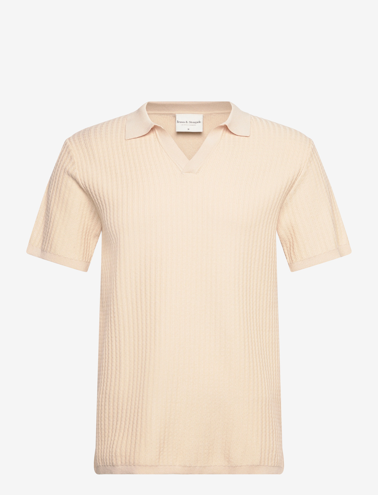 Bruun & Stengade - BS Santino Regular Fit Polo Shirt - stickade pikéer - kit - 0