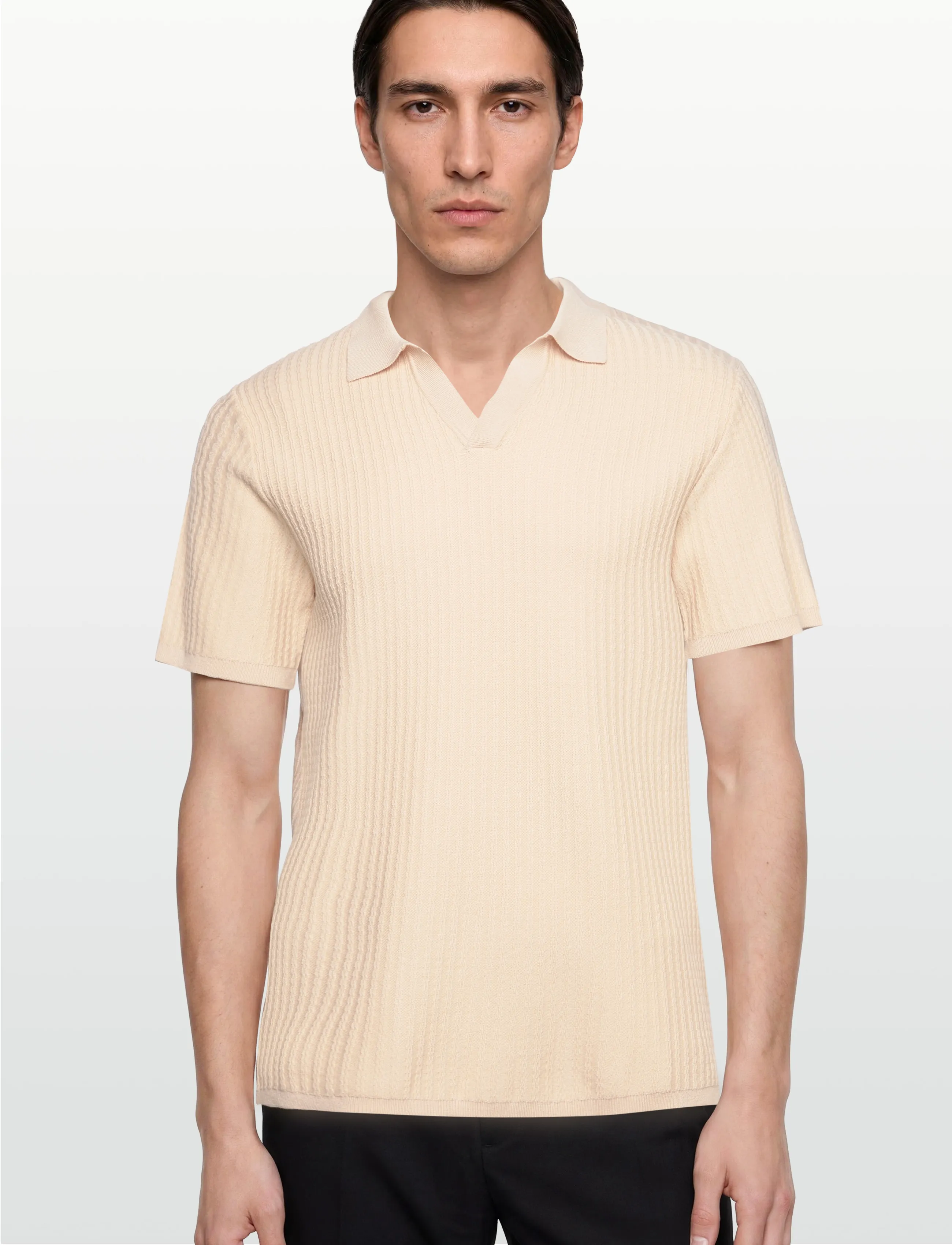 Bruun & Stengade - BS Santino Regular Fit Polo Shirt - gestrickte polohemden - kit - 3