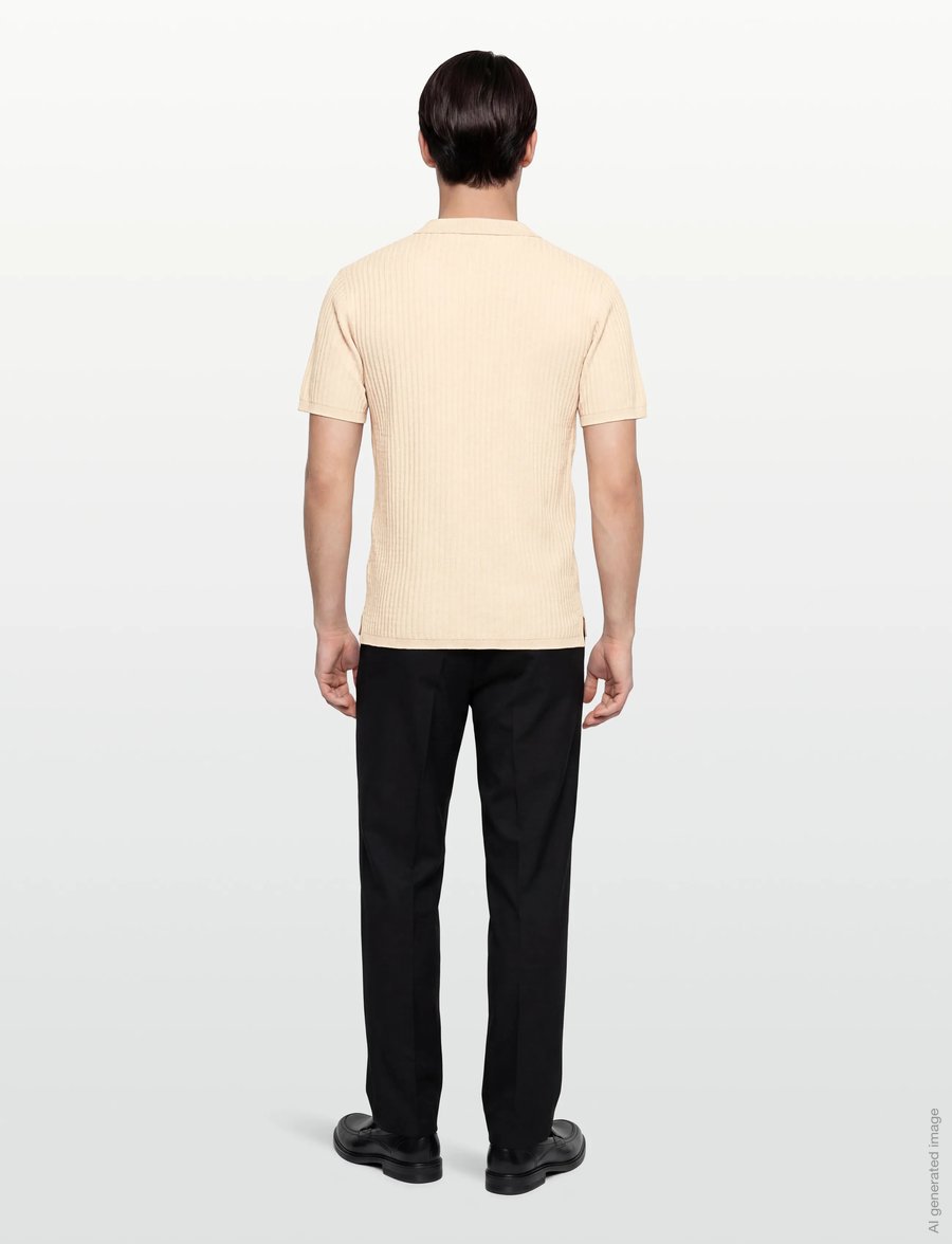 Bruun & Stengade - BS Santino Regular Fit Polo Shirt - gestrickte polohemden - kit - 4