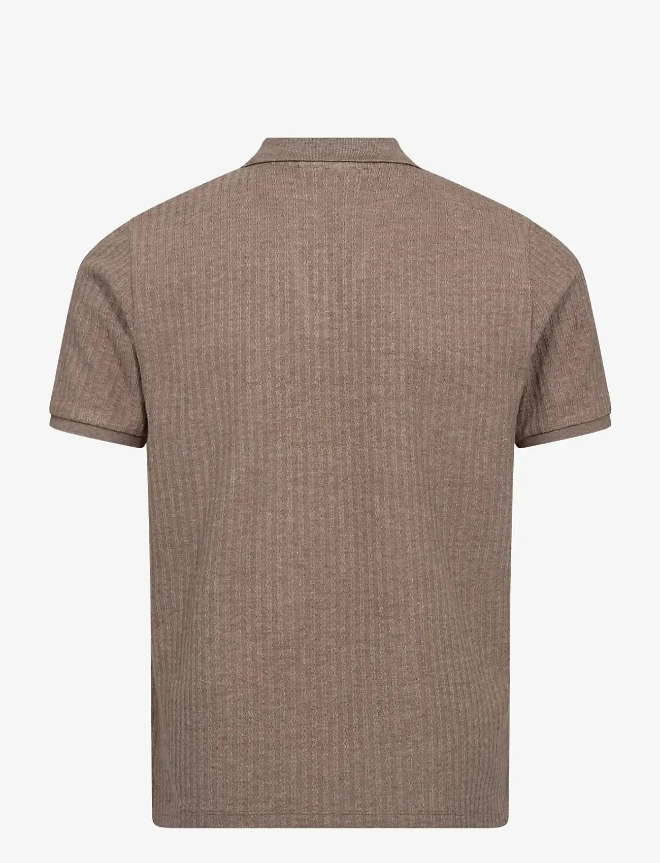 Bruun & Stengade - BS Santino Regular Fit Polo Shirt - polostrik - mink - 2