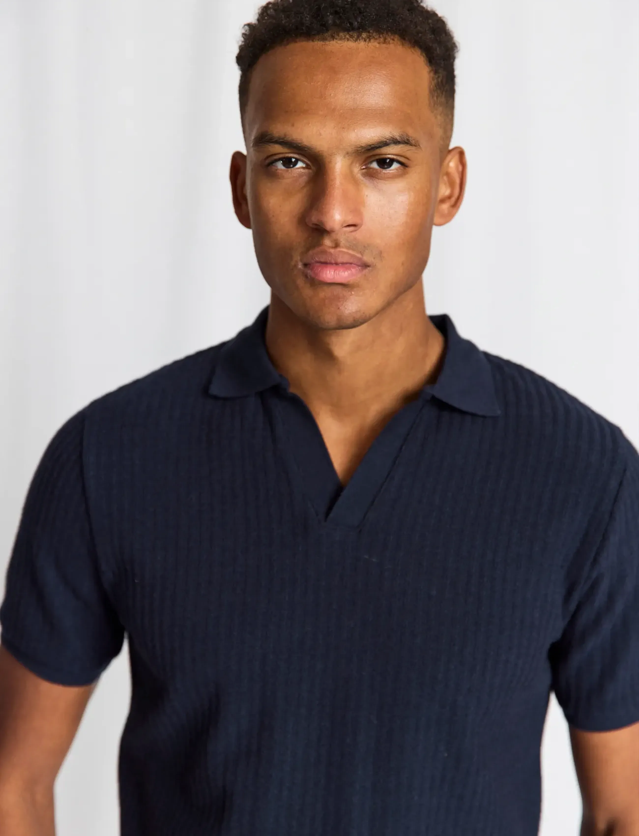 Bruun & Stengade - BS Santino Regular Fit Polo Shirt - polostrik - navy - 4