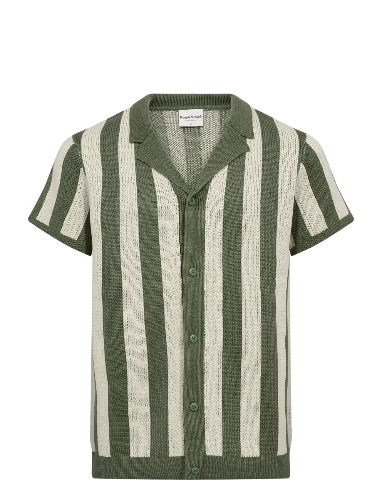 BRUUN & STENGADE Bs Romeo Regular Fit Polo Shirt Khaki - L - Herren