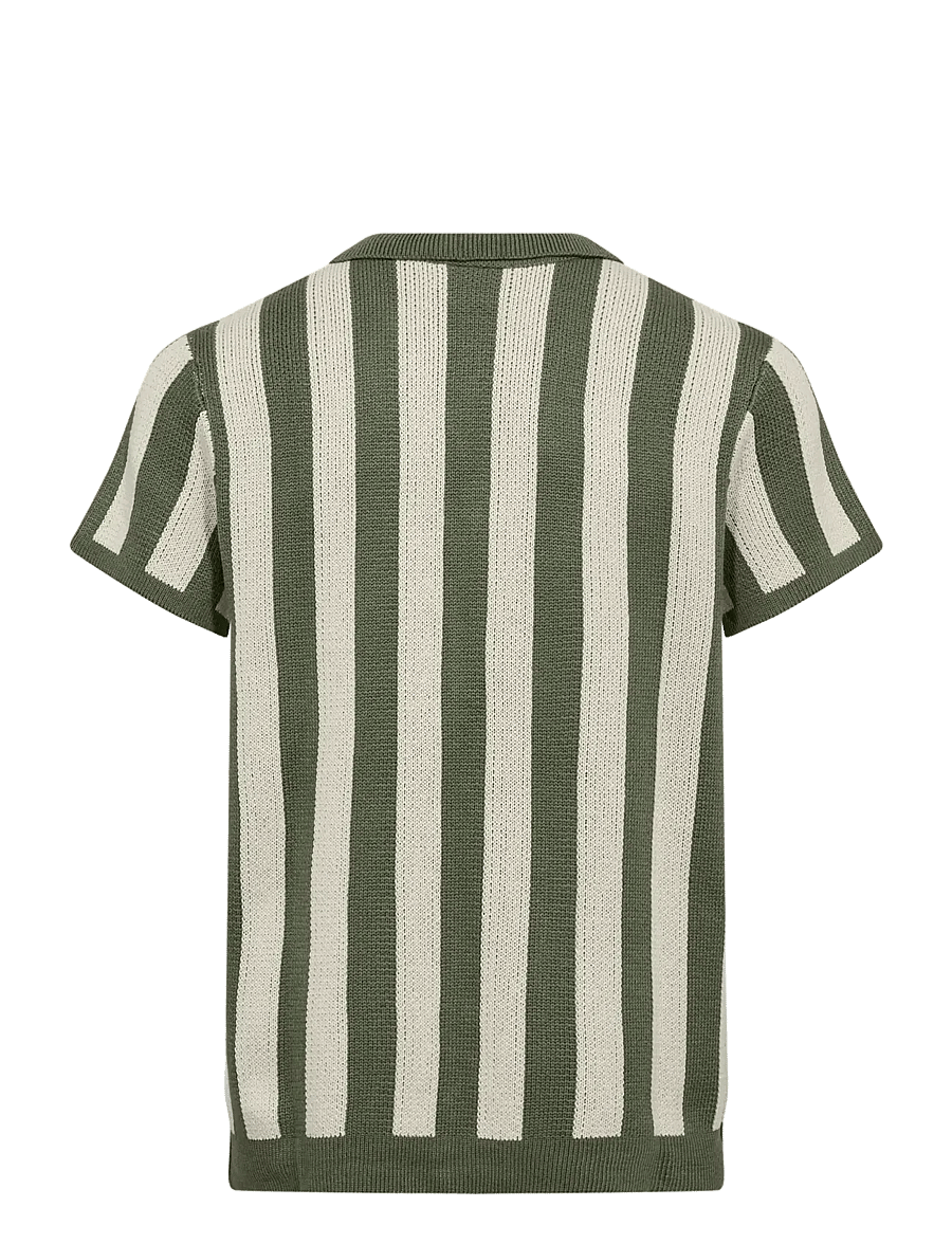 Bruun & Stengade - BS Romeo Regular Fit Polo Shirt - lühikeste varrukatega särgid - green/white - 2