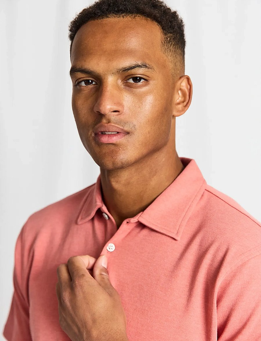 Bruun & Stengade - BS Ios Regular Fit Polo Shirt - kurzärmelig - dusty clay - 4