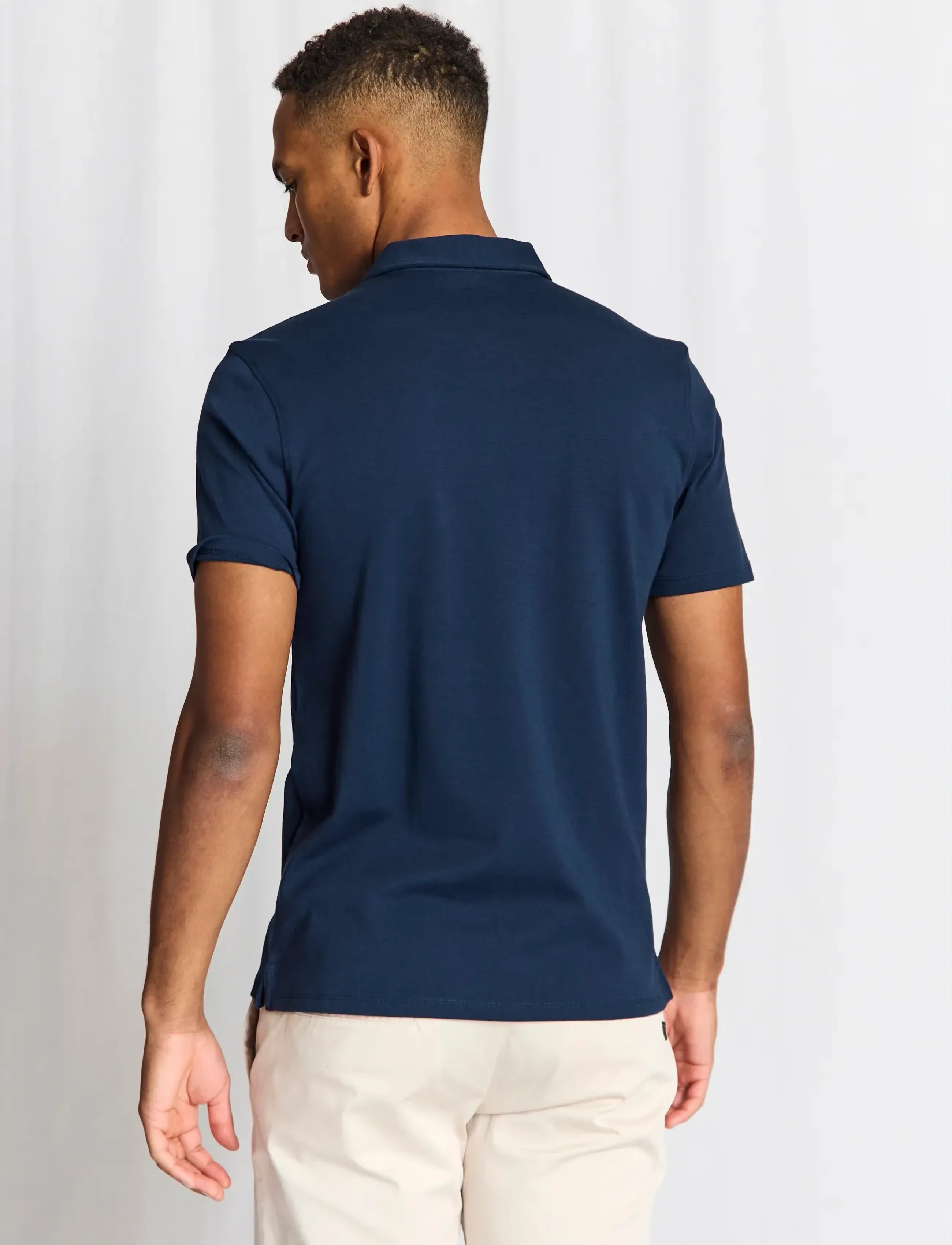 Bruun & Stengade - BS Ios Regular Fit Polo Shirt - kortærmede poloer - navy - 3