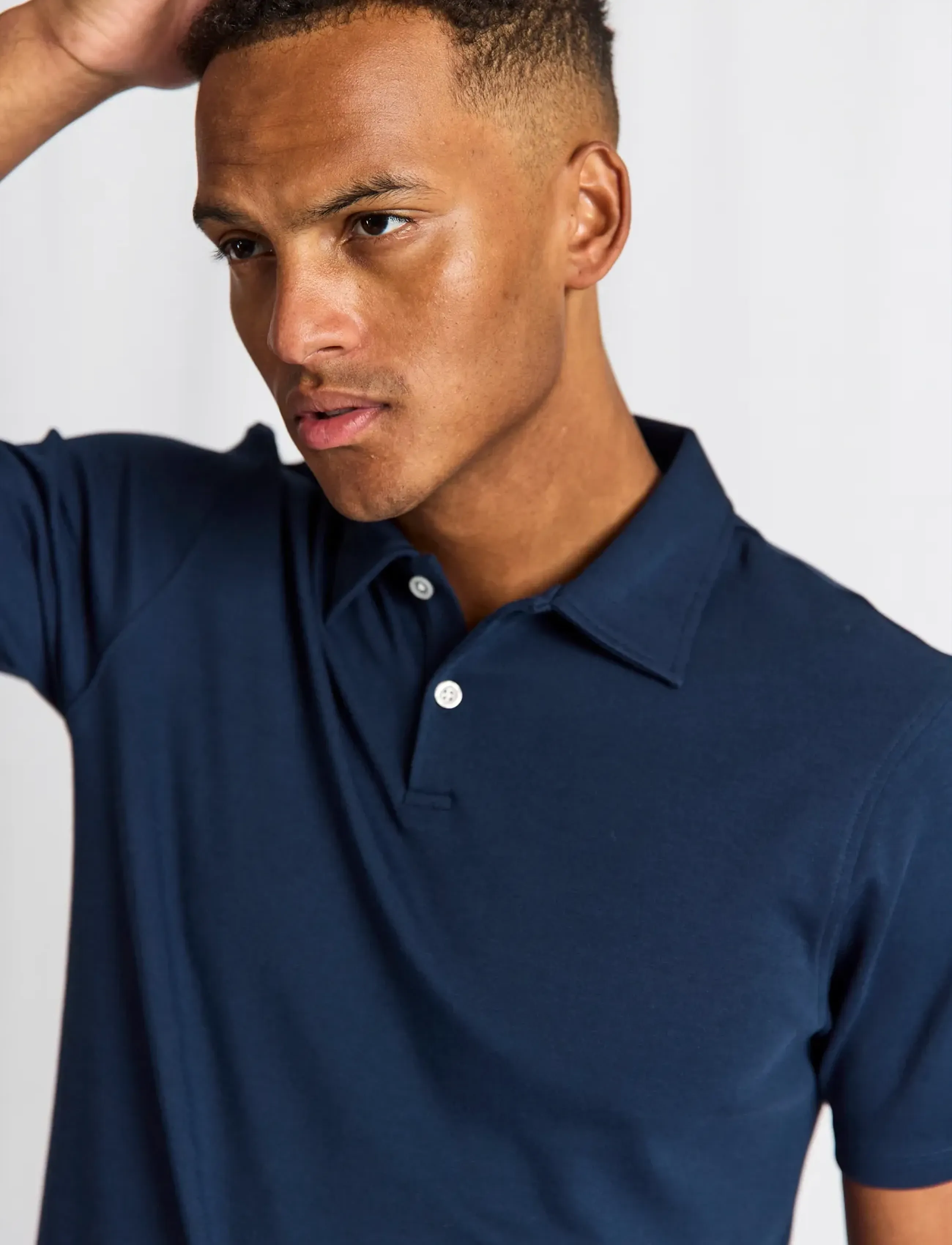 Bruun & Stengade - BS Ios Regular Fit Polo Shirt - kortærmede poloer - navy - 4