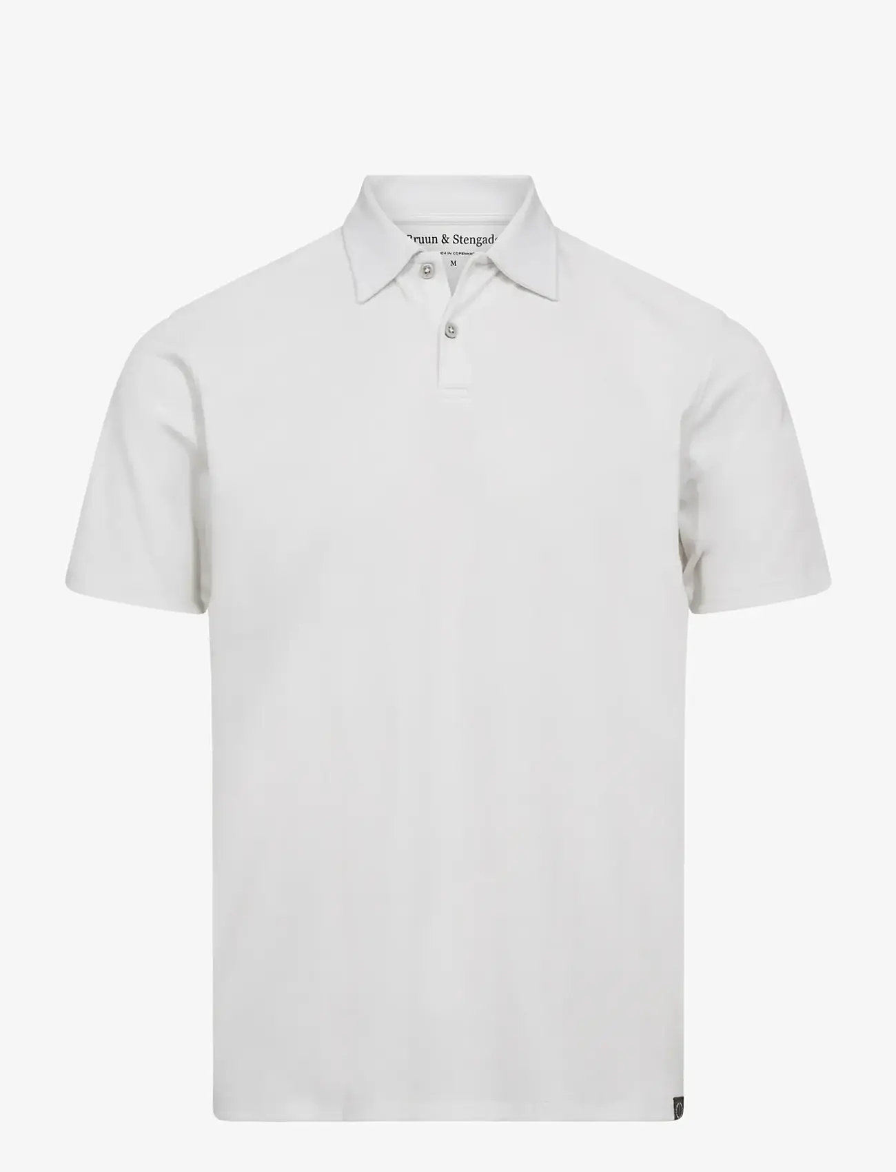 Bruun & Stengade - BS Ios Regular Fit Polo Shirt - lühikeste varrukatega polod - white - 1