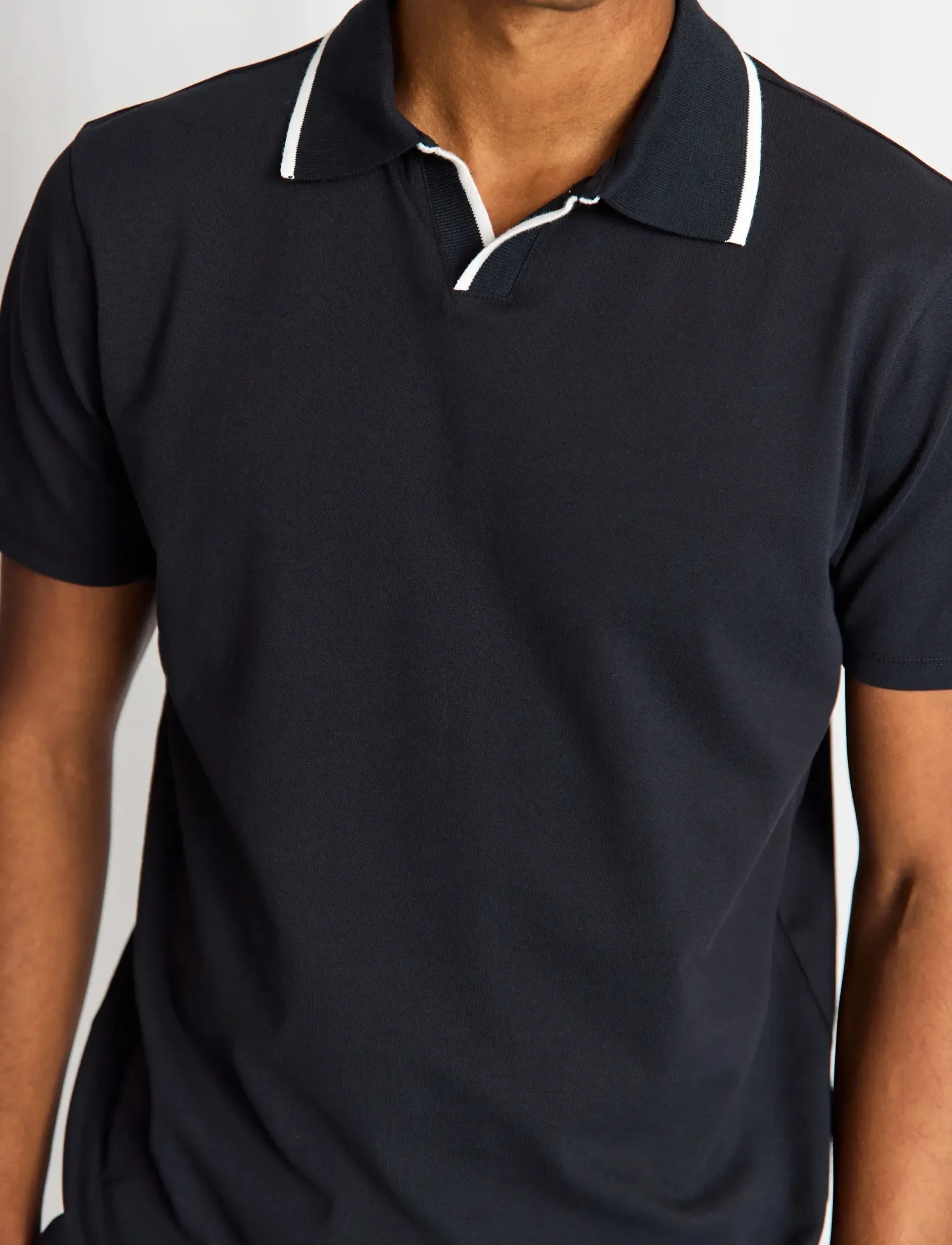 Bruun & Stengade - BS Syros Regular Fit Polo Shirt - kortærmede poloer - navy - 4