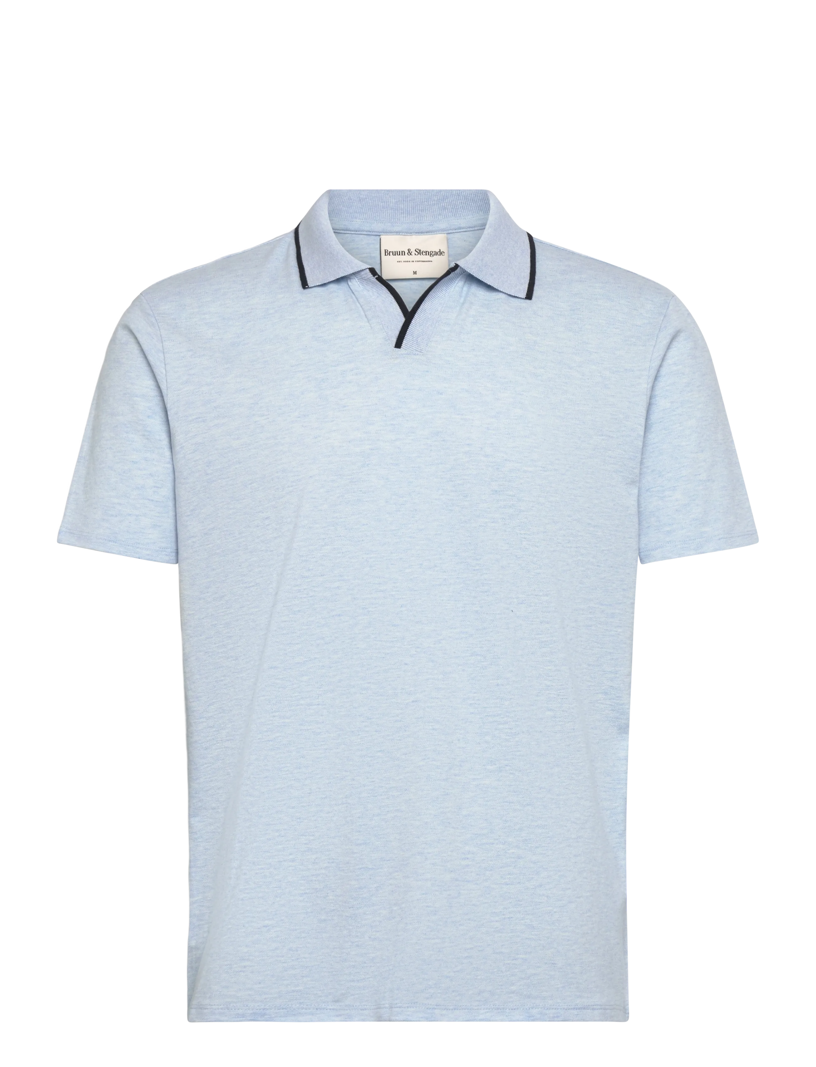 BRUUN & STENGADE Bs Syros Regular Fit Polo Shirt Blau - M - Herren