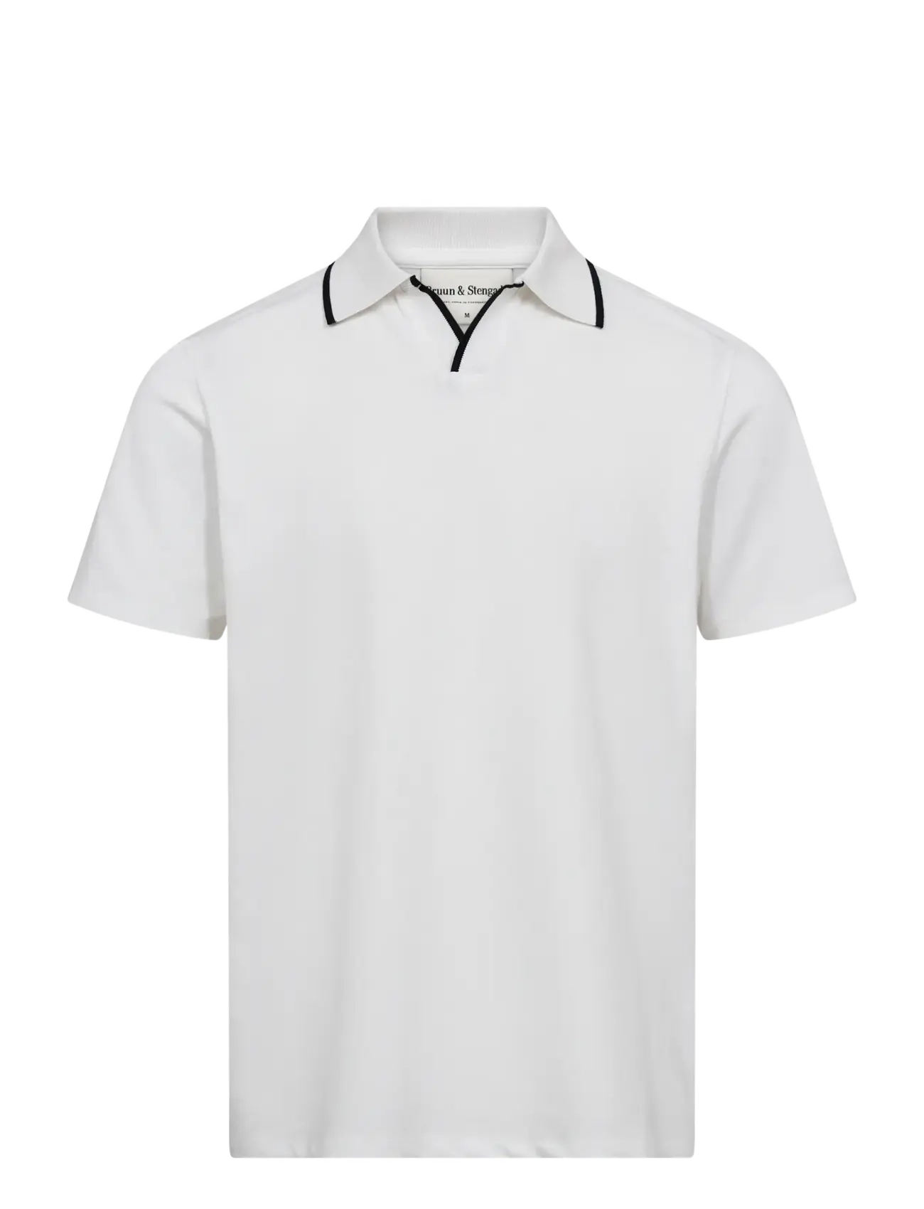 BRUUN & STENGADE Bs Syros Regular Fit Polo Shirt Weiß - M - Herren