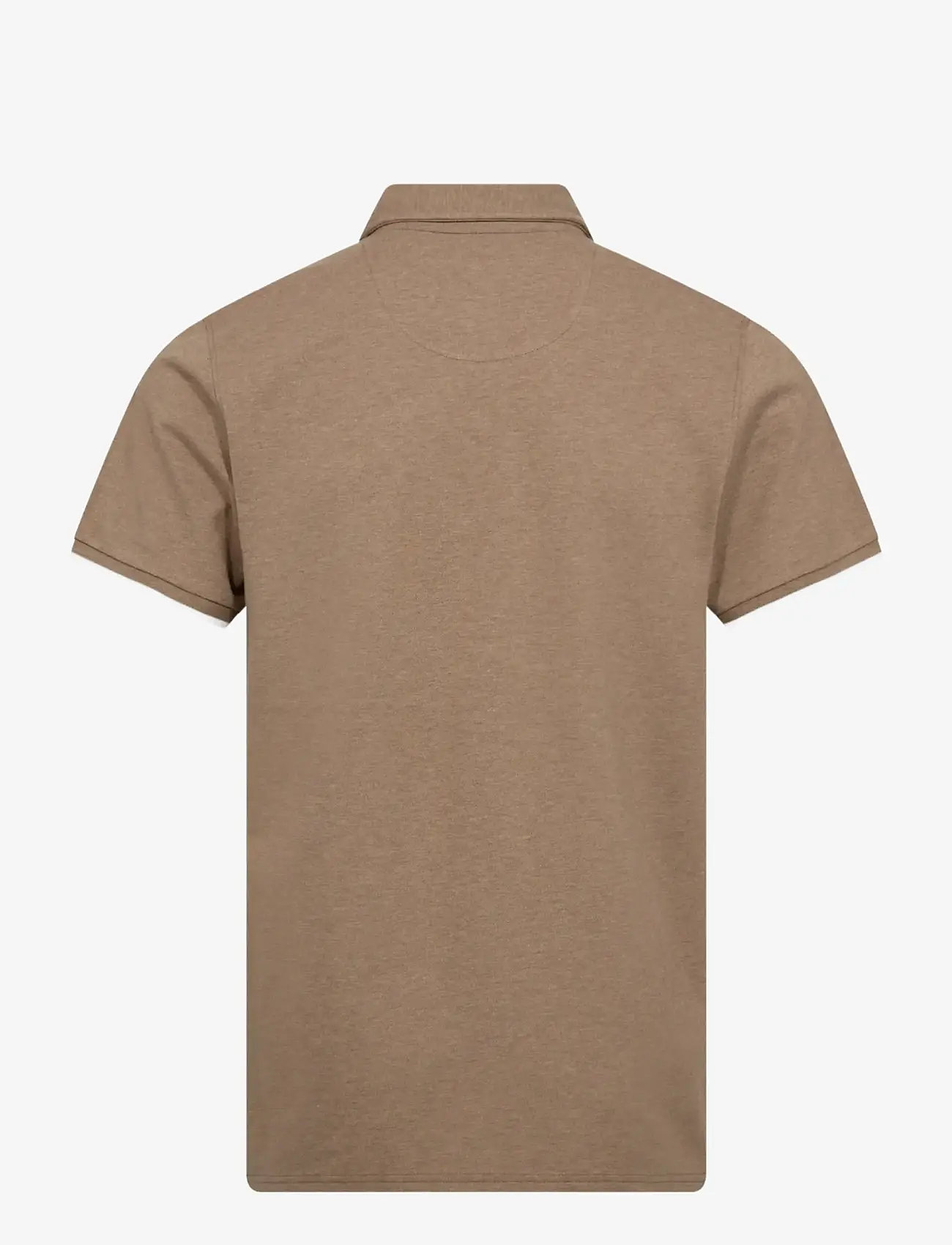Bruun & Stengade - BS Delos Regular Fit Polo Shirt - kortærmede poloer - brown - 2