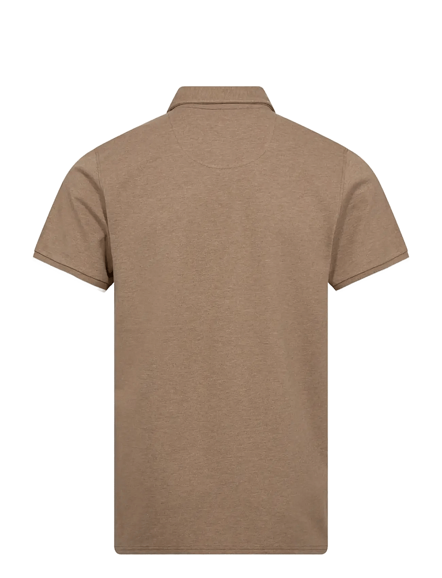 Bruun & Stengade - BS Delos Regular Fit Polo Shirt - lühikeste varrukatega polod - brown - 2